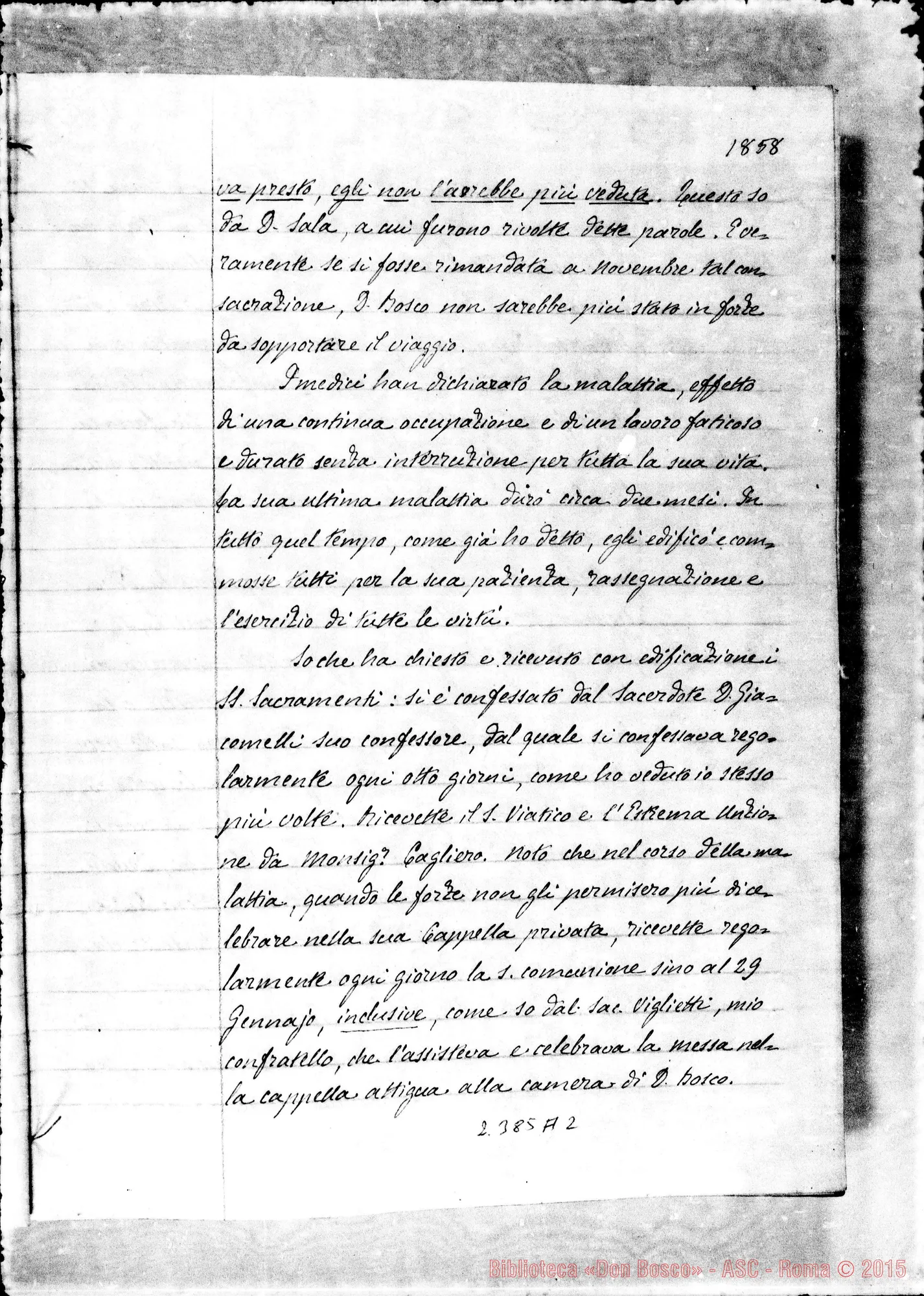 Fotogramma A 2 — Aloysius Piscetta