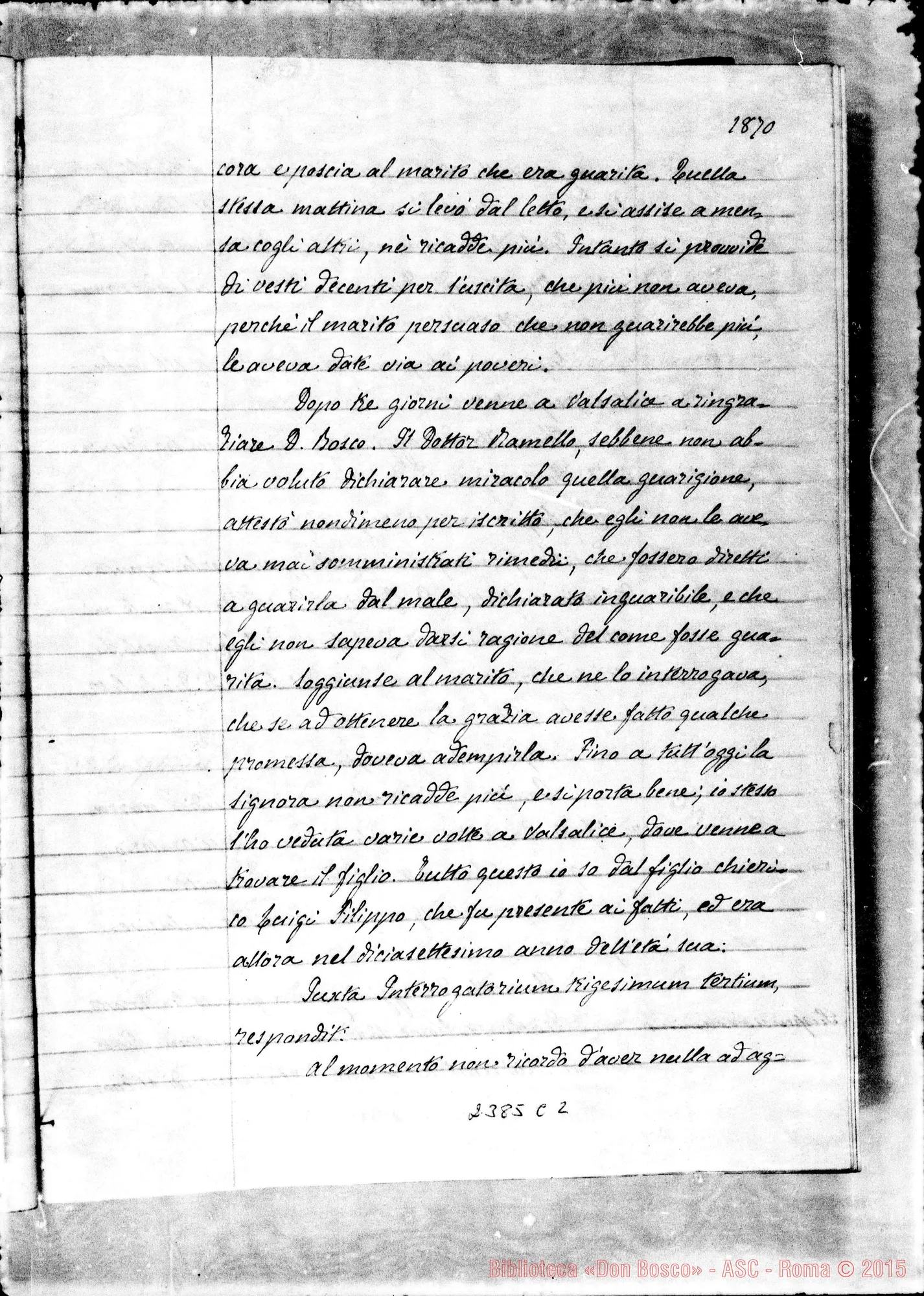 Fotogramma C 2 — Aloysius Piscetta