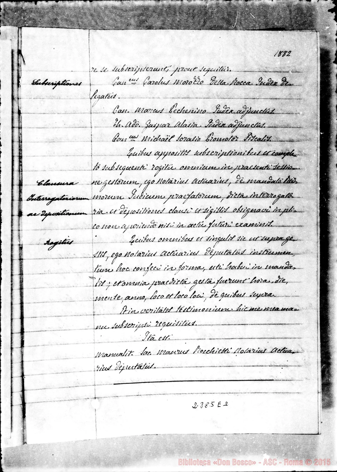 Fotogramma E 2 — Aloysius Piscetta