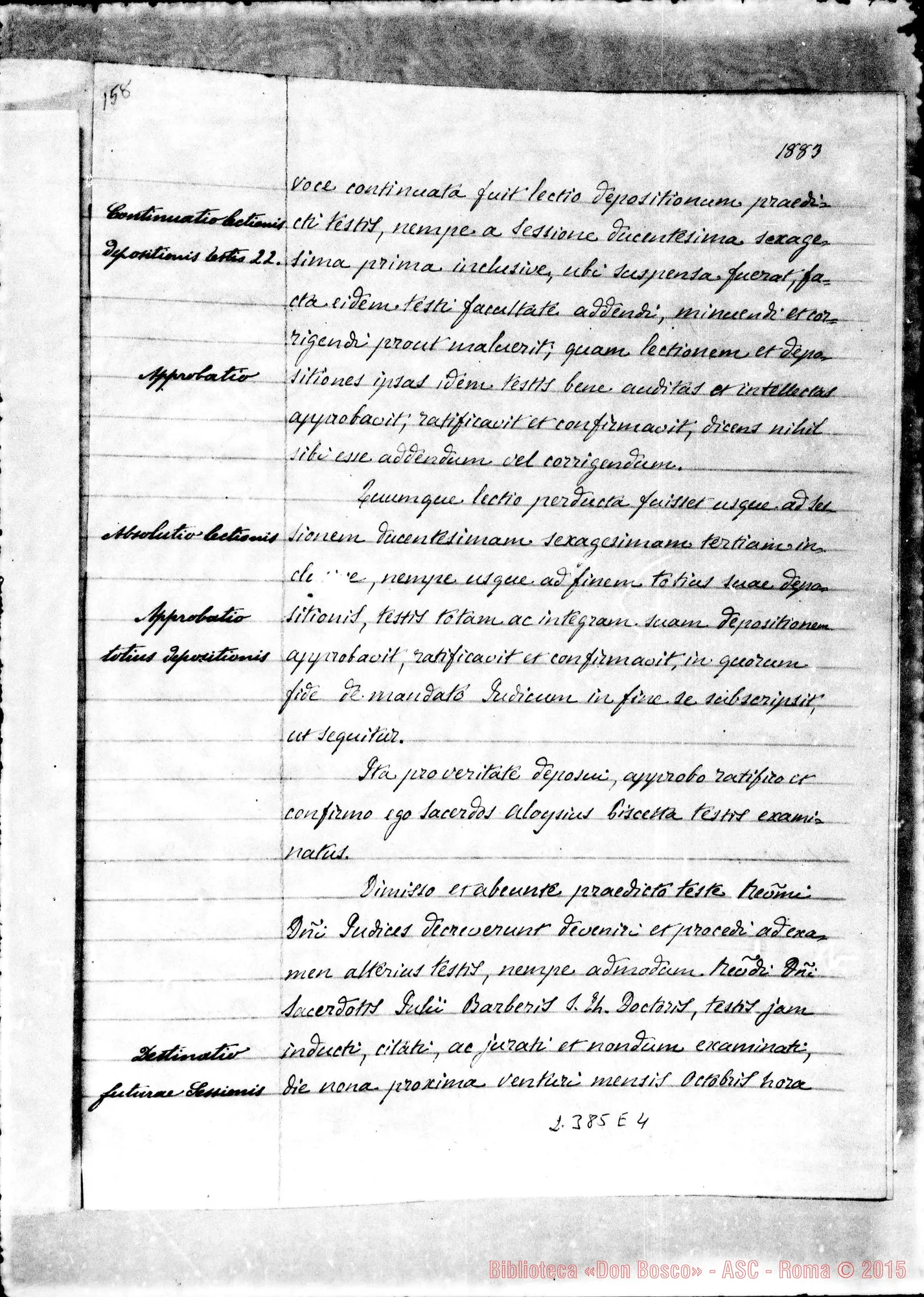 Fotogramma E 4 — Aloysius Piscetta