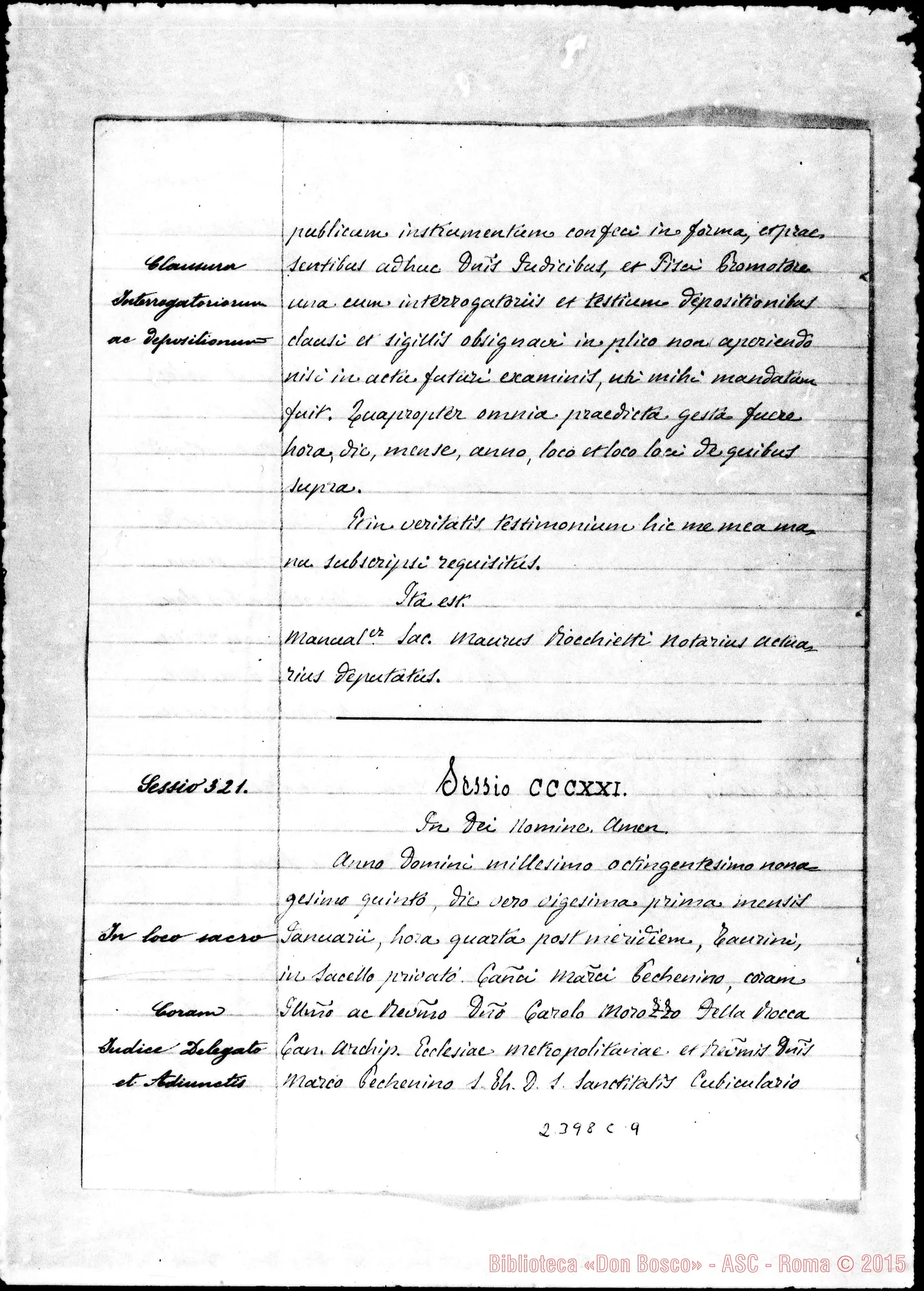 Fotogramma C 9 — Joannes Baptista Lemoyne (continua)