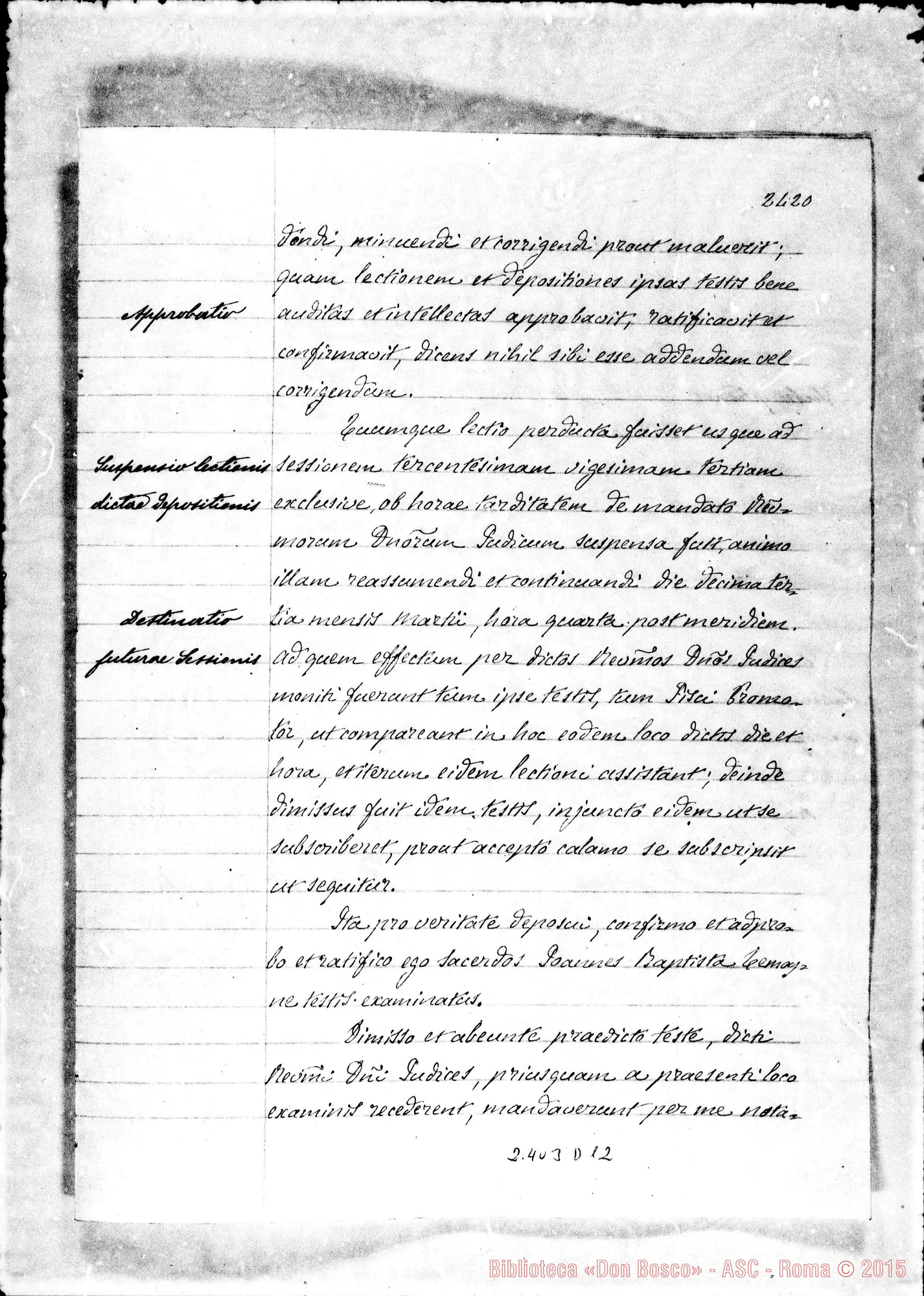 Fotogramma D 12 — Joannes Baptista Lemoyne (continua)