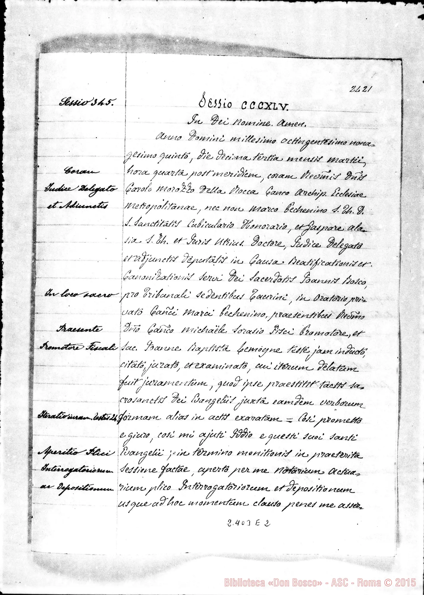 Fotogramma E 2 — Joannes Baptista Lemoyne (continua)