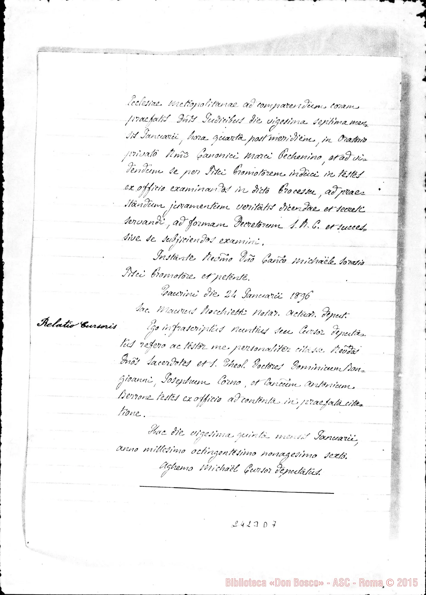 Fotogramma D 7 — Domenico Bongioanni