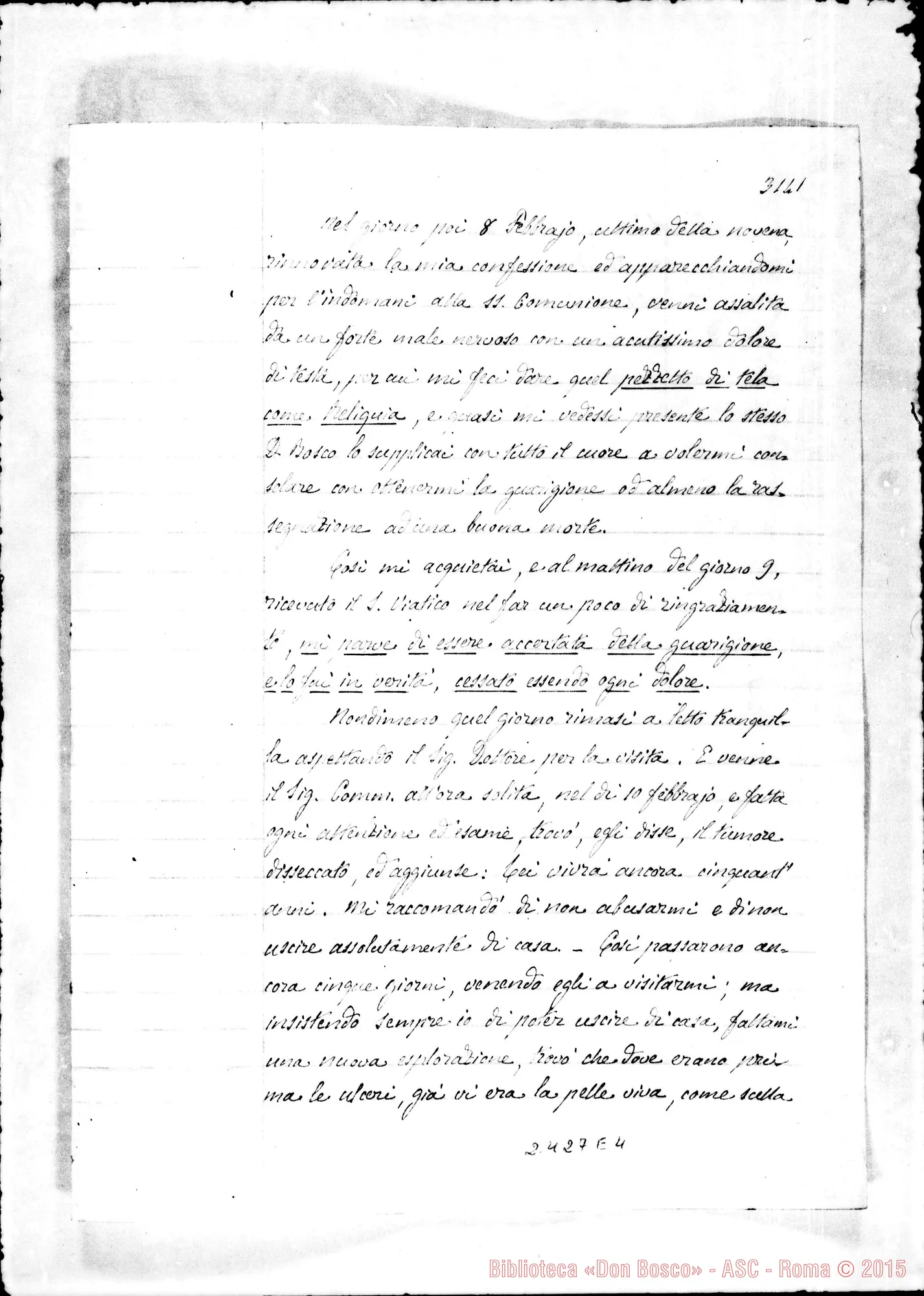 Fotogramma E 4 — Carolus Matteo della Valle