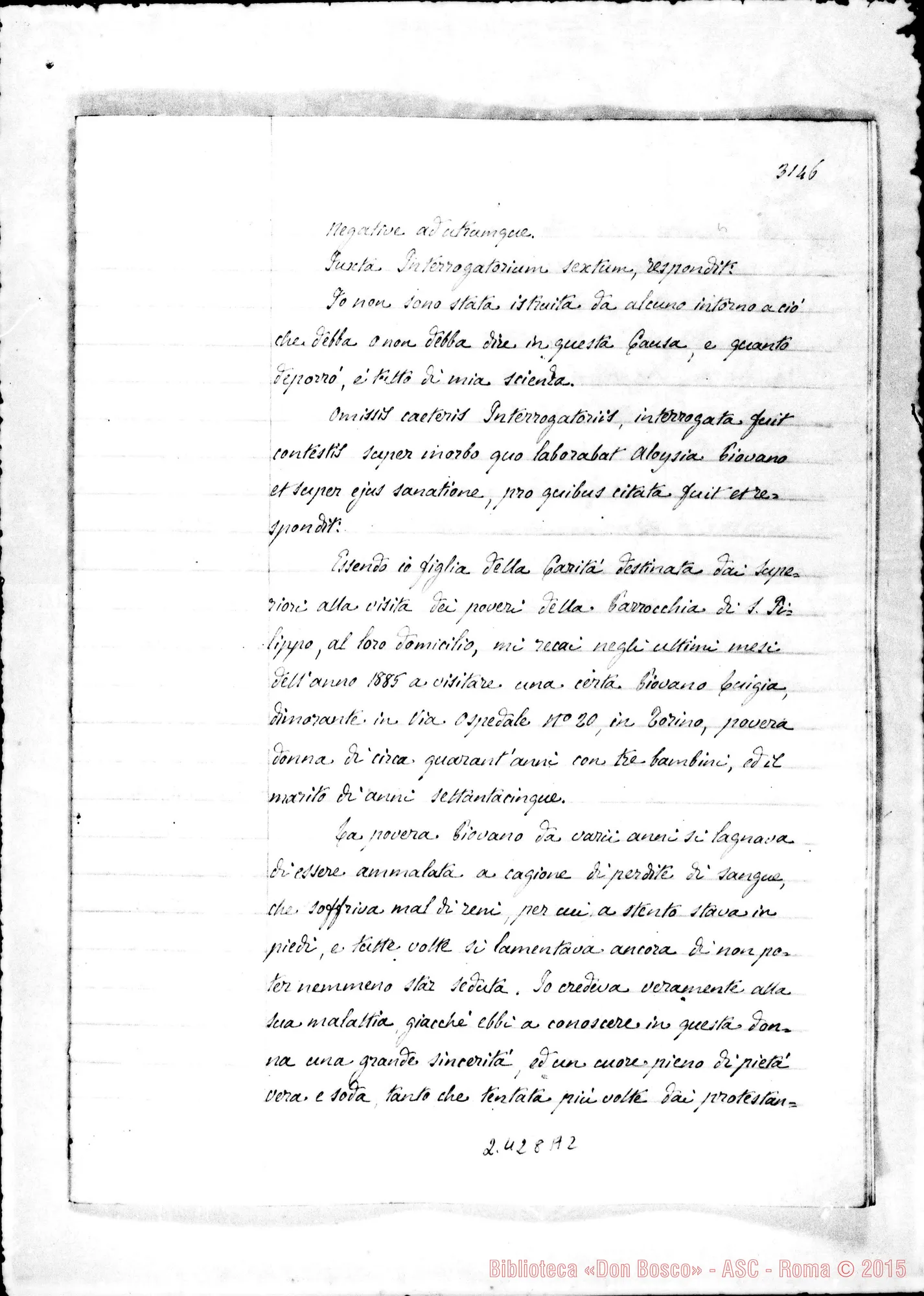 Fotogramma A 2 — Suor Paolina Dessanti