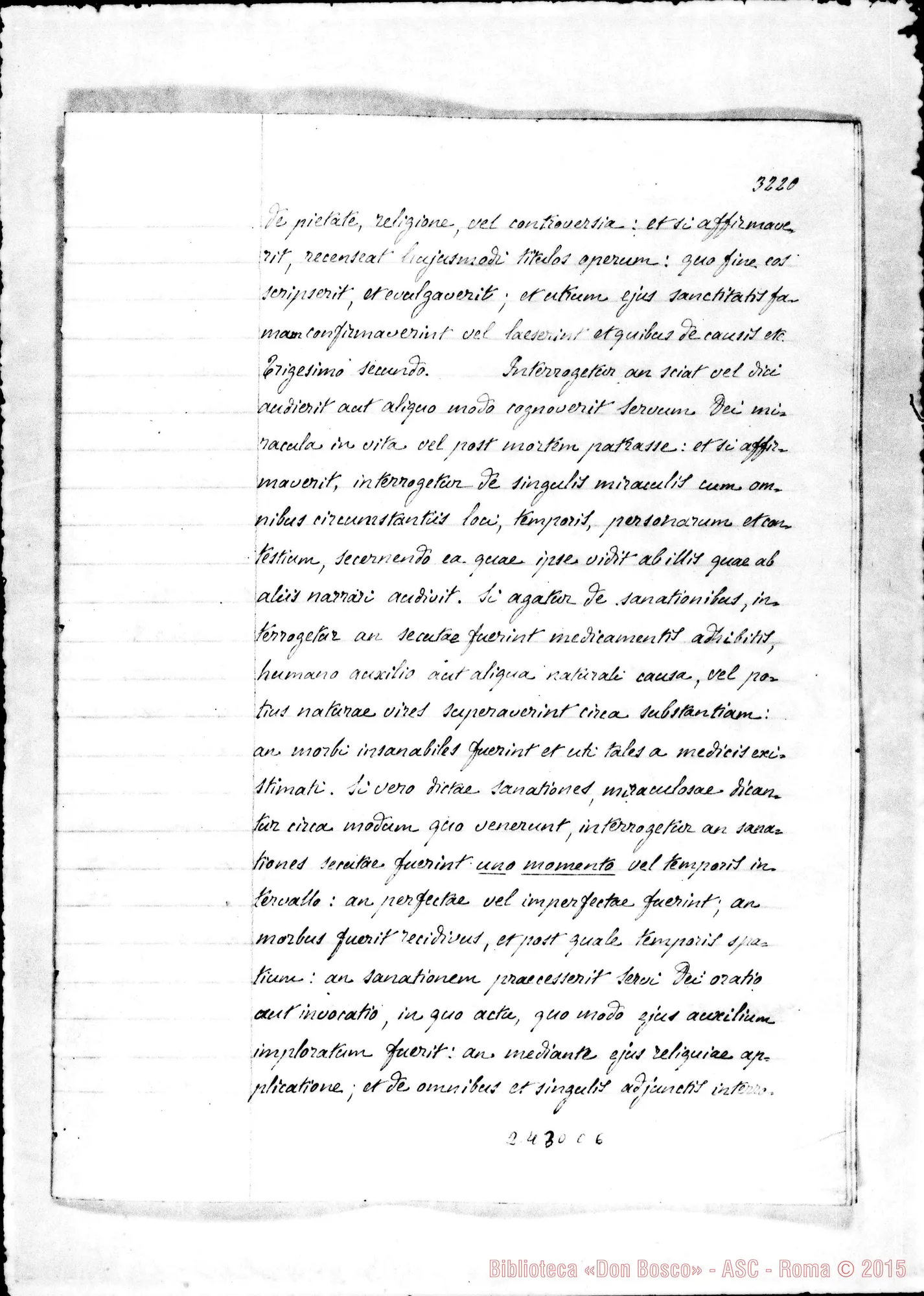 Fotogramma C 6 — Destinatio futurae sessionis, et alia