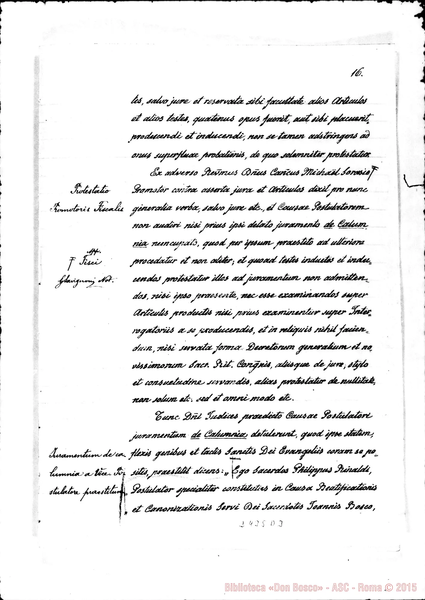 Fotogramma D 3 — Acta Praeliminaria