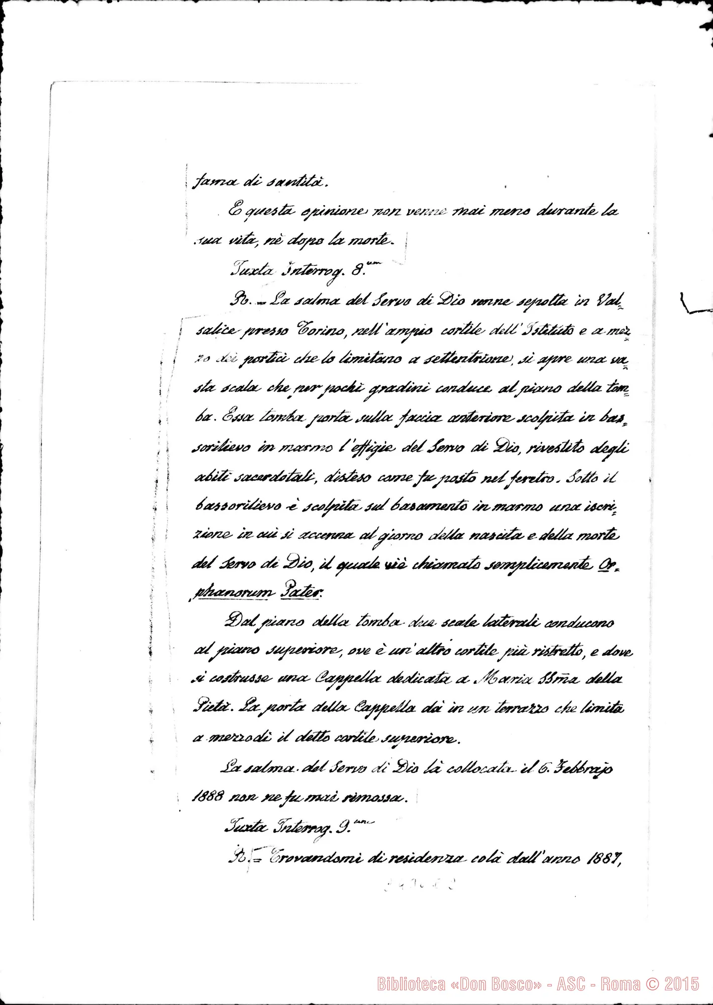 Fotogramma E 2 — Aloysius Piscetta