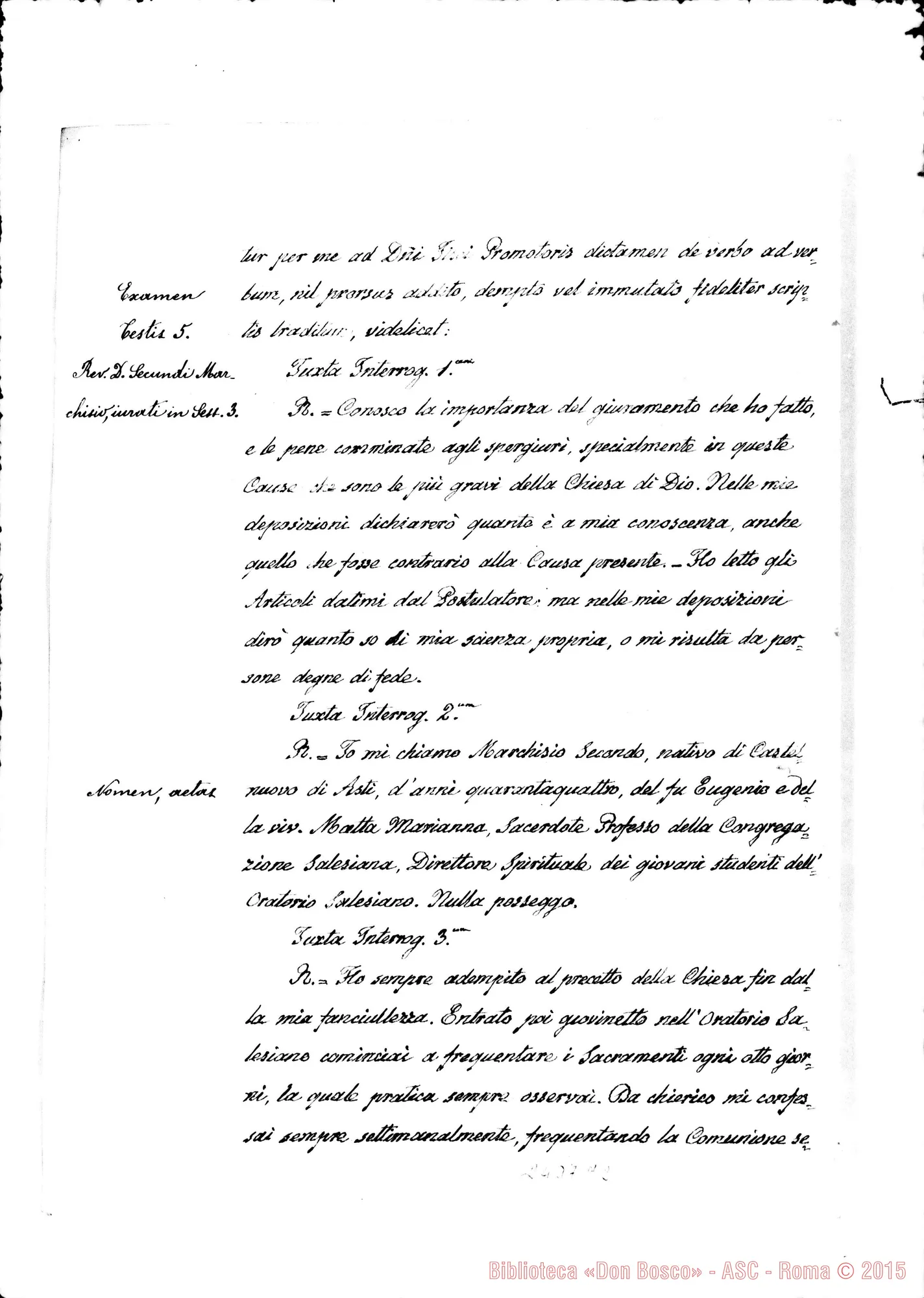 Fotogramma A 2 — Secundus Marchisio