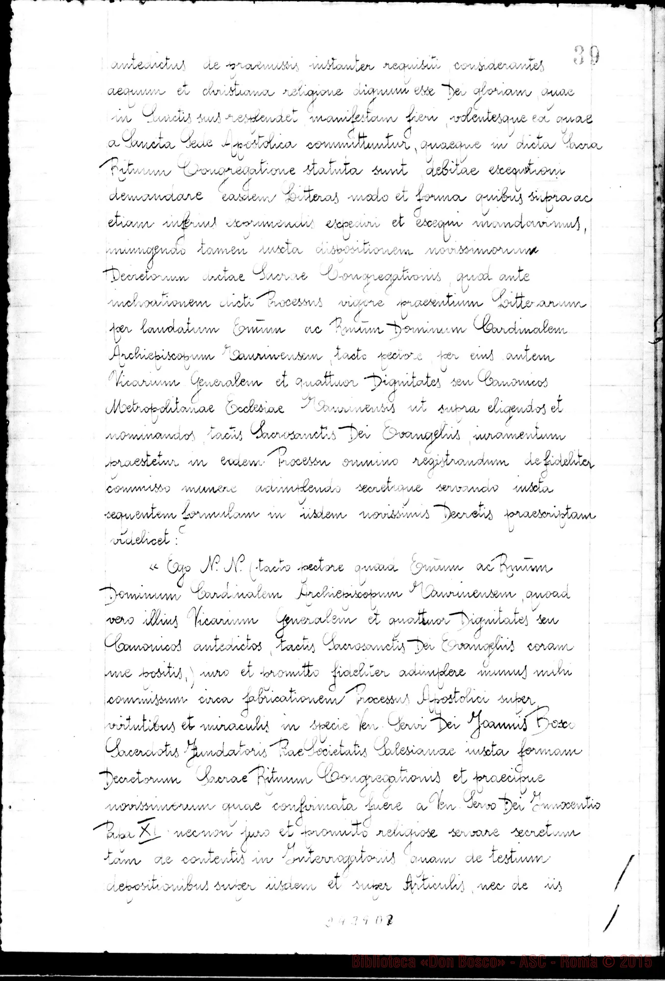 Fotogramma D 8 — Acta Praeliminaria