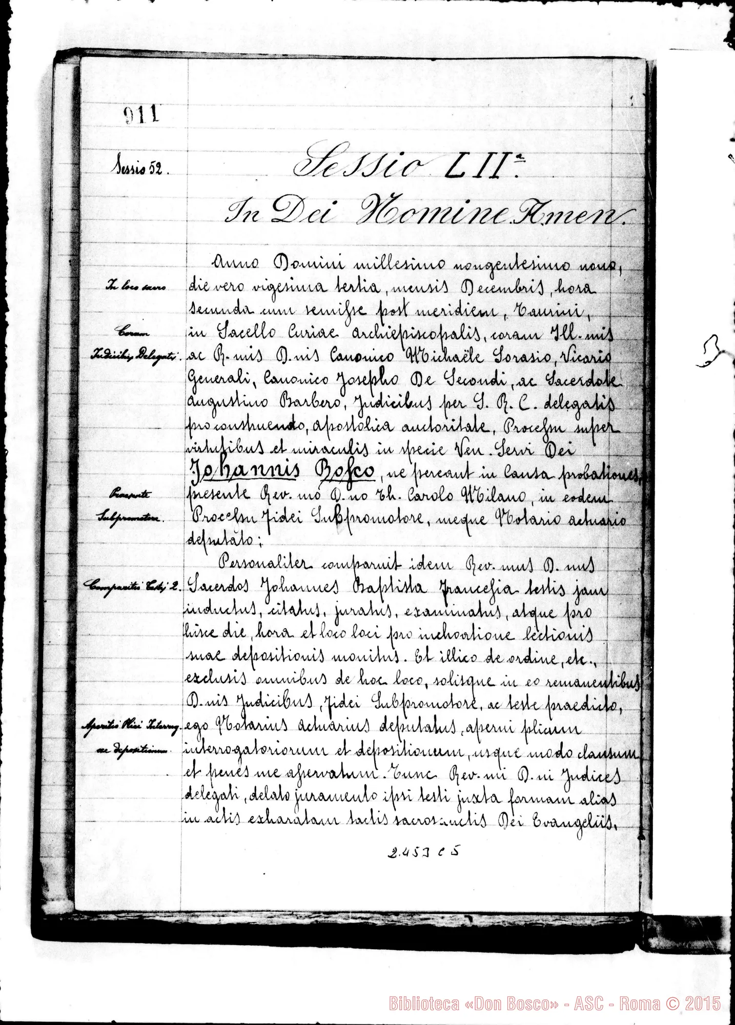 Fotogramma C 5 — Joannes Baptista Francesia