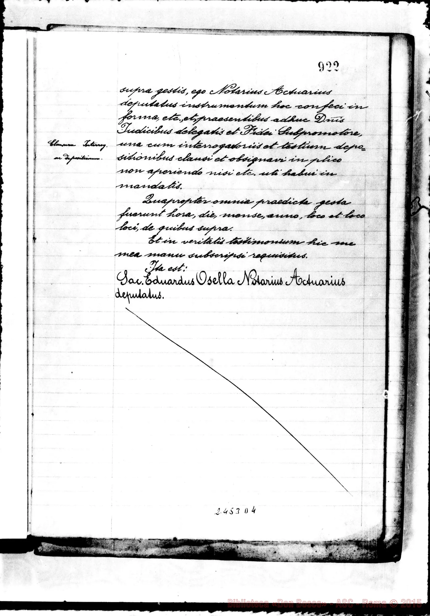 Fotogramma D 4 — Joannes Baptista Piano