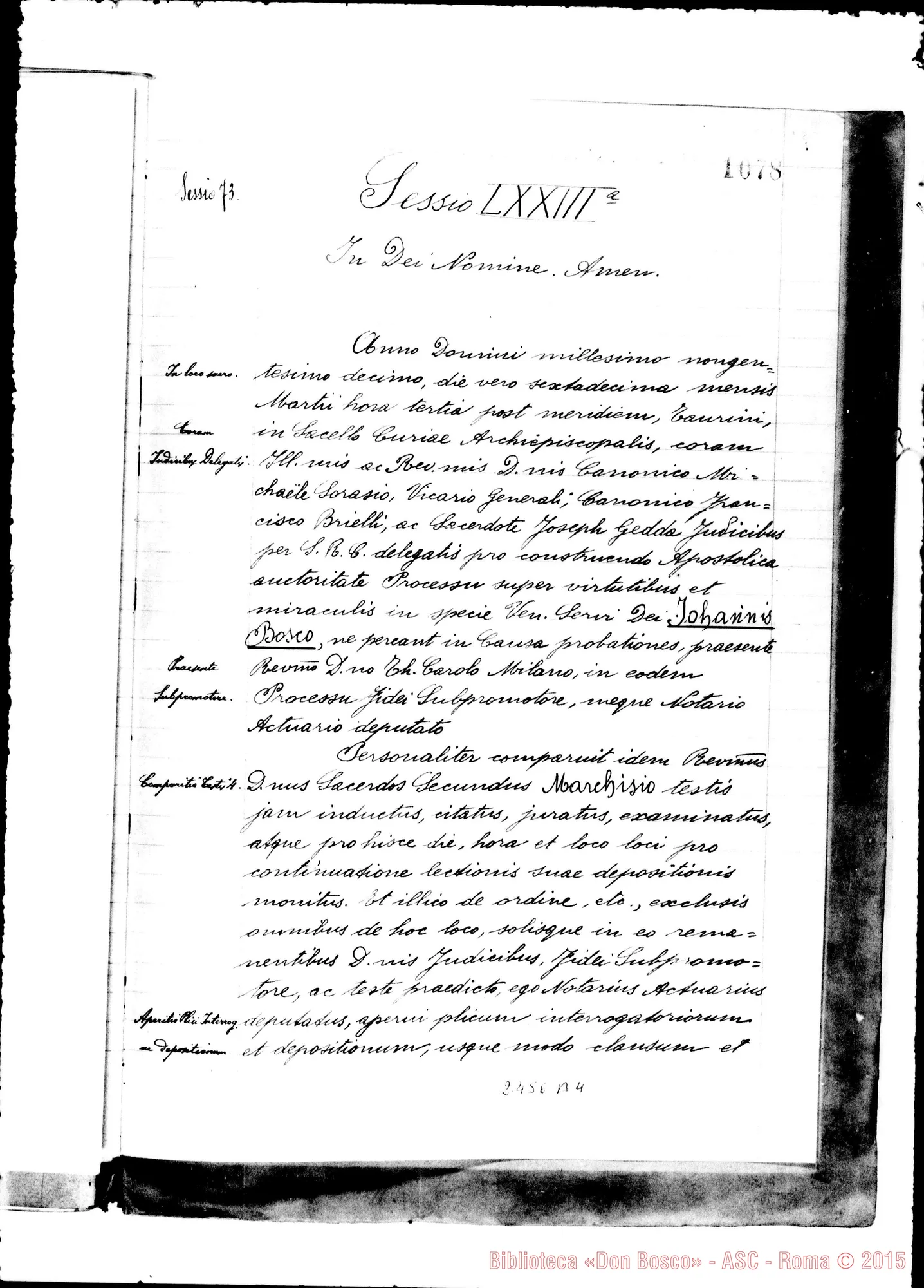 Fotogramma B 4 — Secundus Marchisio