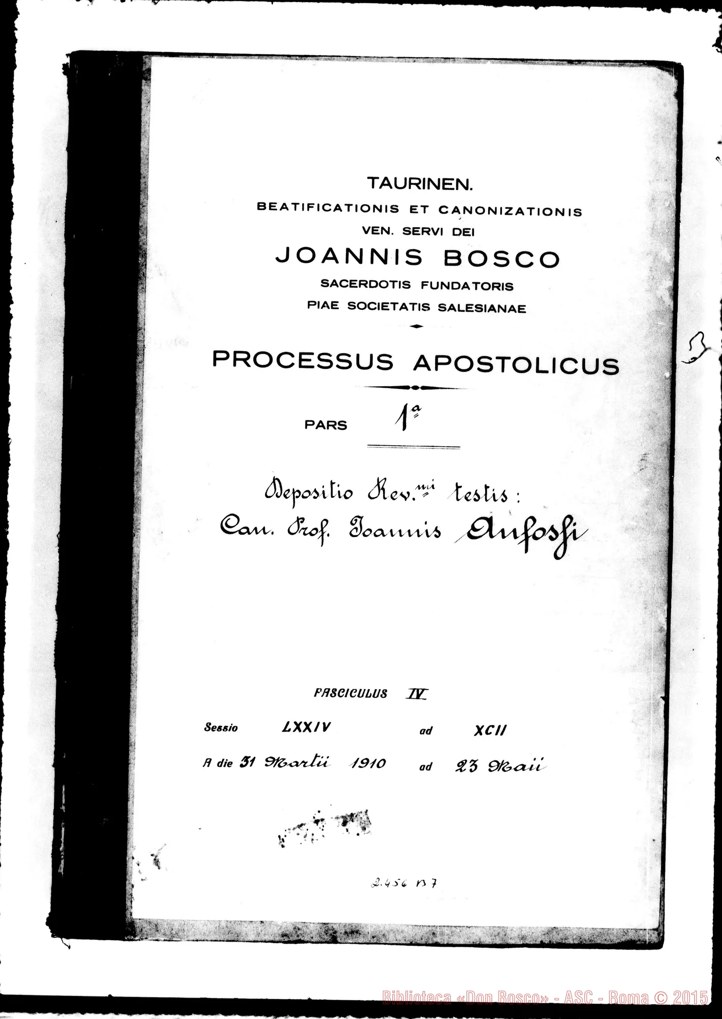 Fotogramma B 7 — Joannes Anfossi