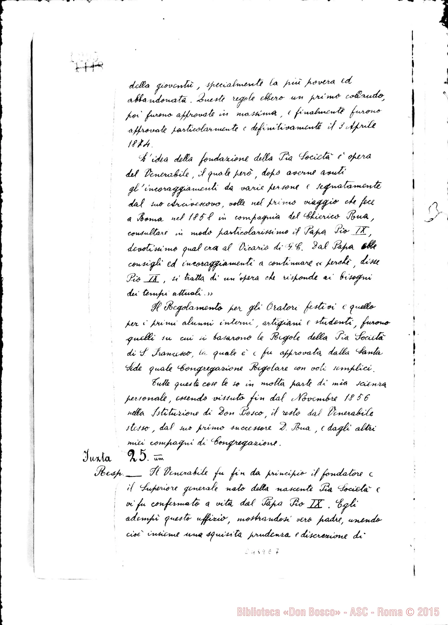 Fotogramma E 7 — Franciscus Cerruti