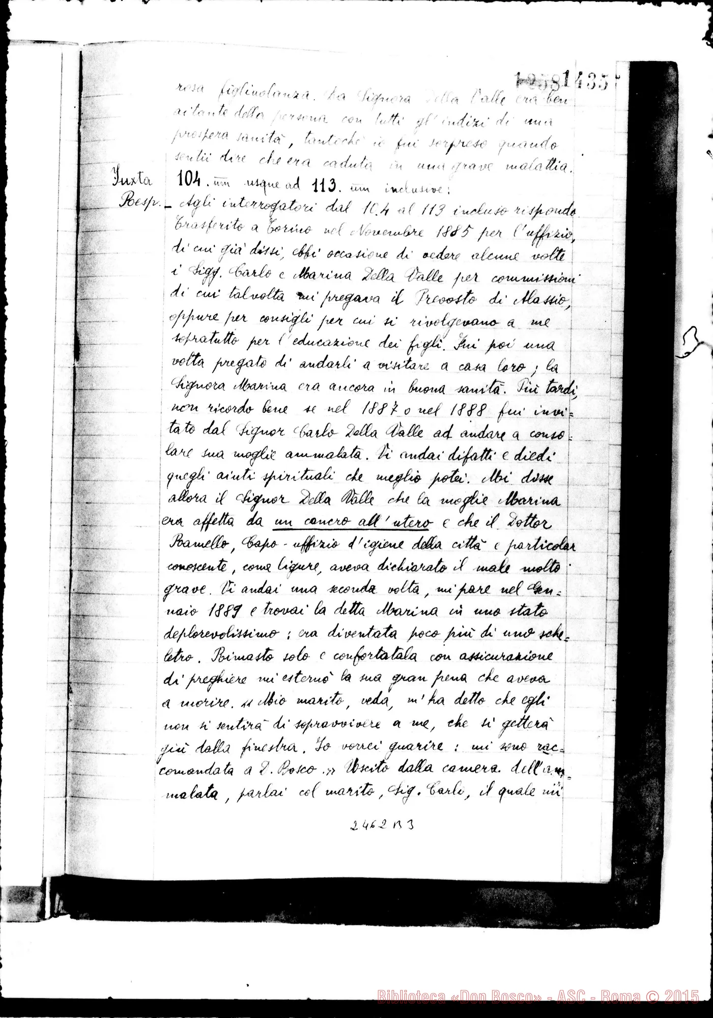 Fotogramma B 3 — Franciscus Cerruti