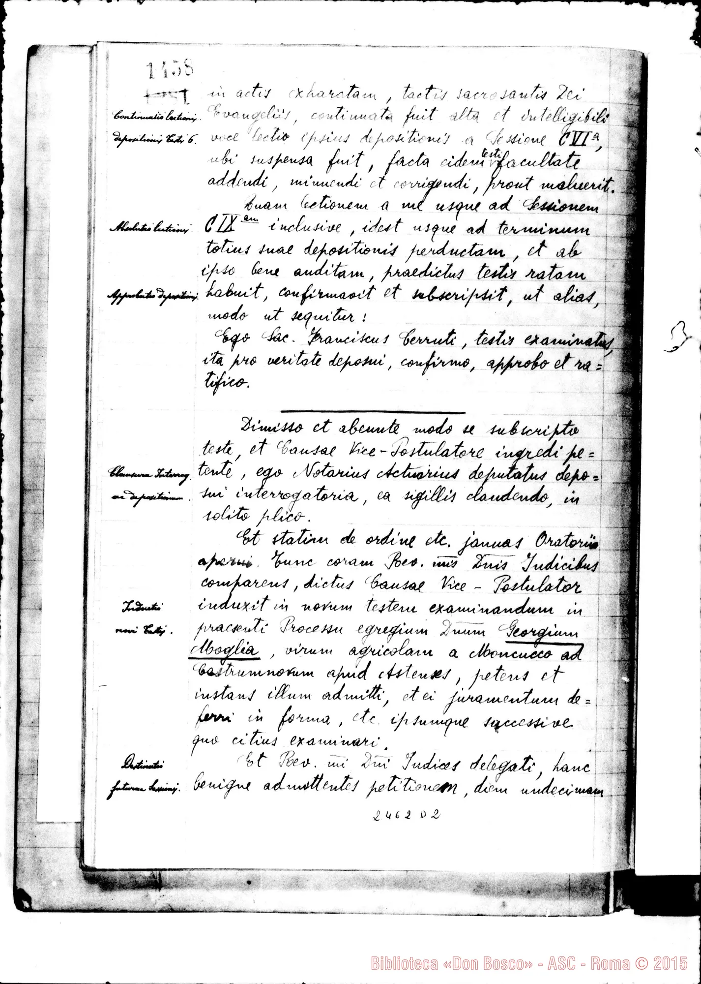 Fotogramma D 2 — Franciscus Cerruti