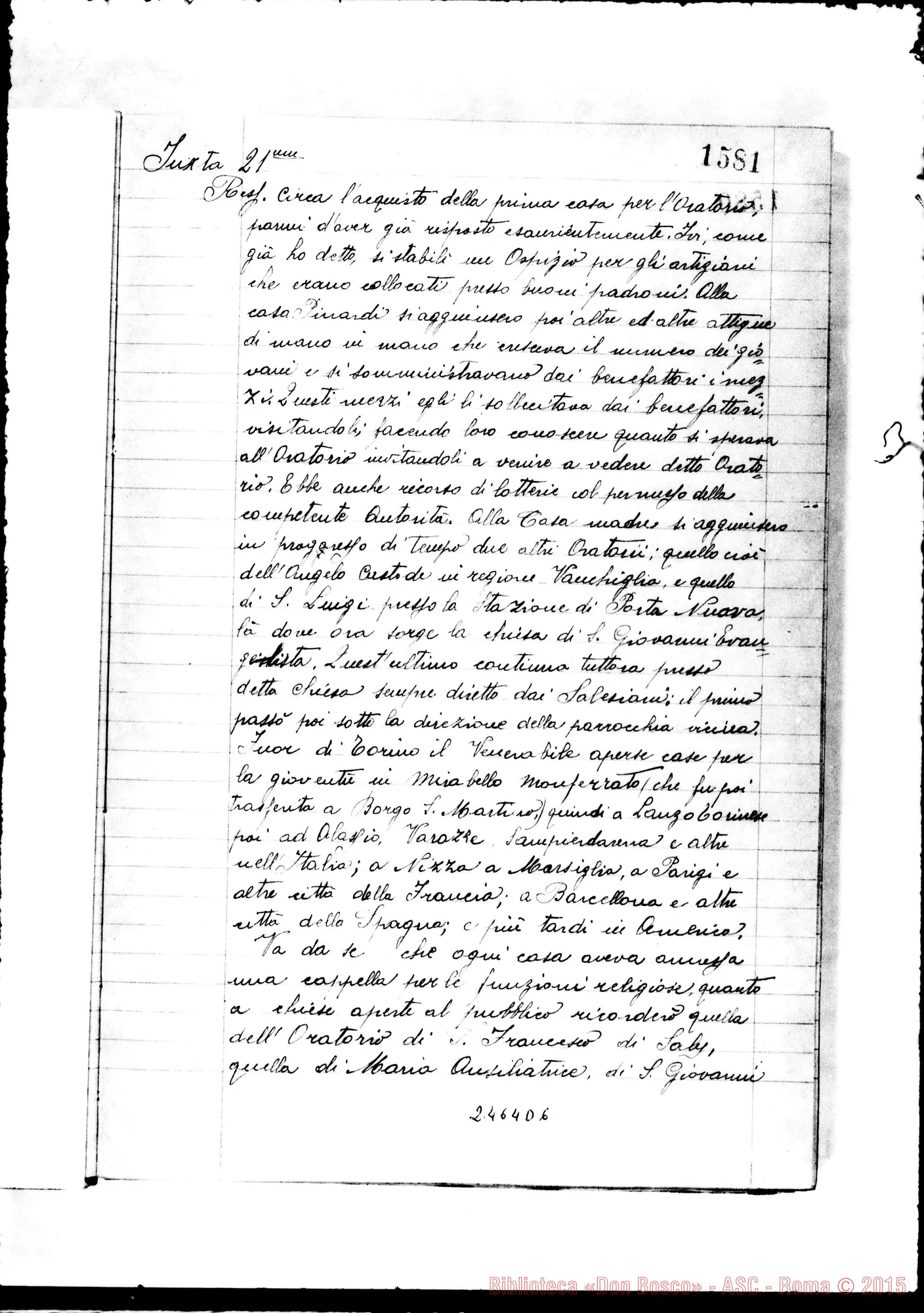 Fotogramma D 6 — Aloysius Piscetta
