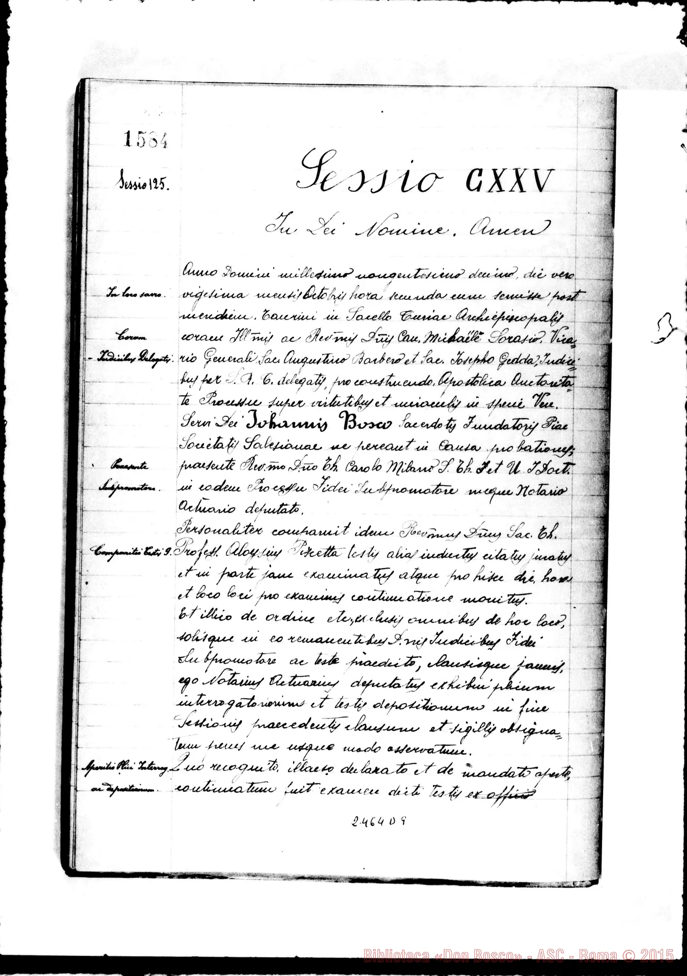 Fotogramma D 9 — Aloysius Piscetta