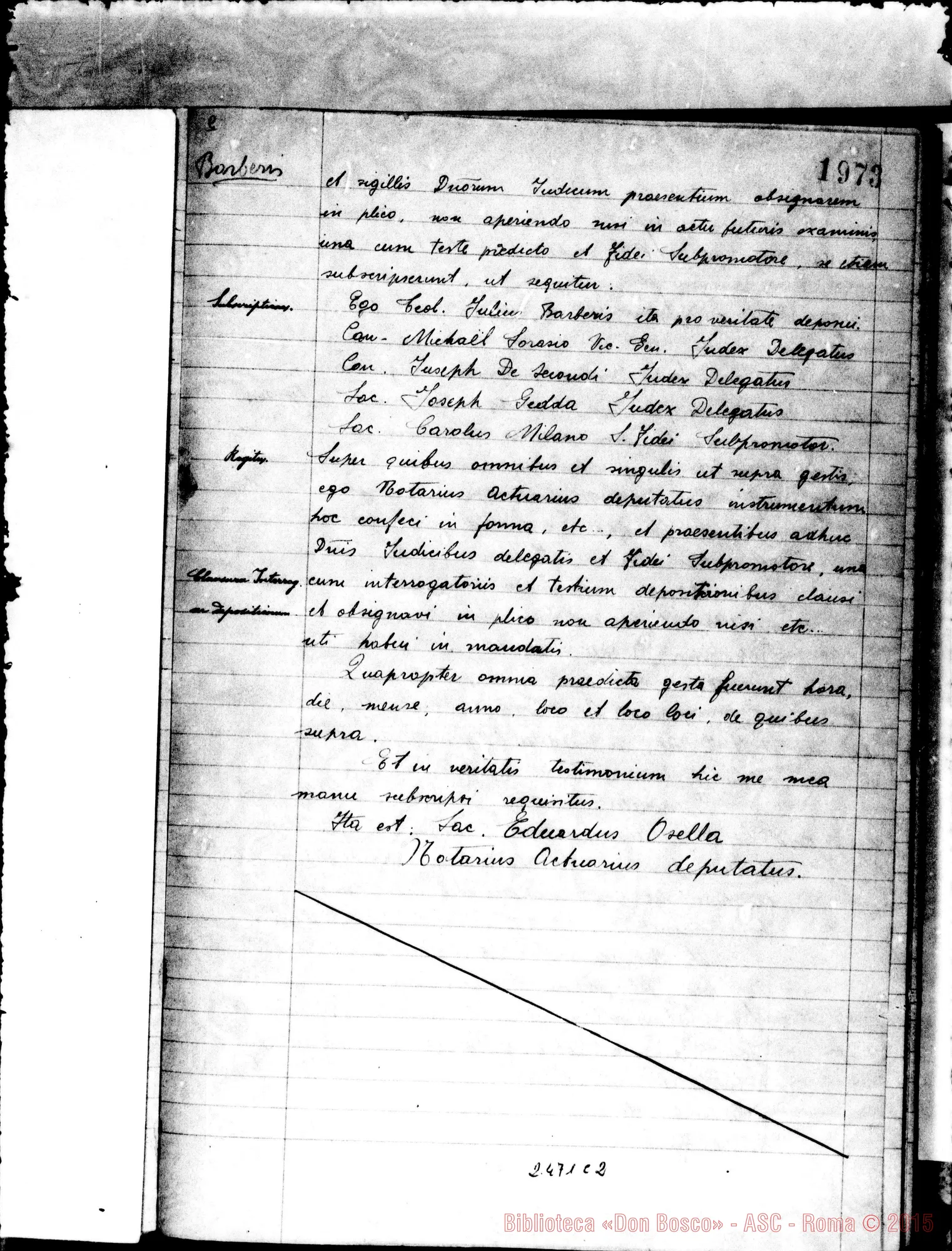 Fotogramma C 2 — Julius Barberis