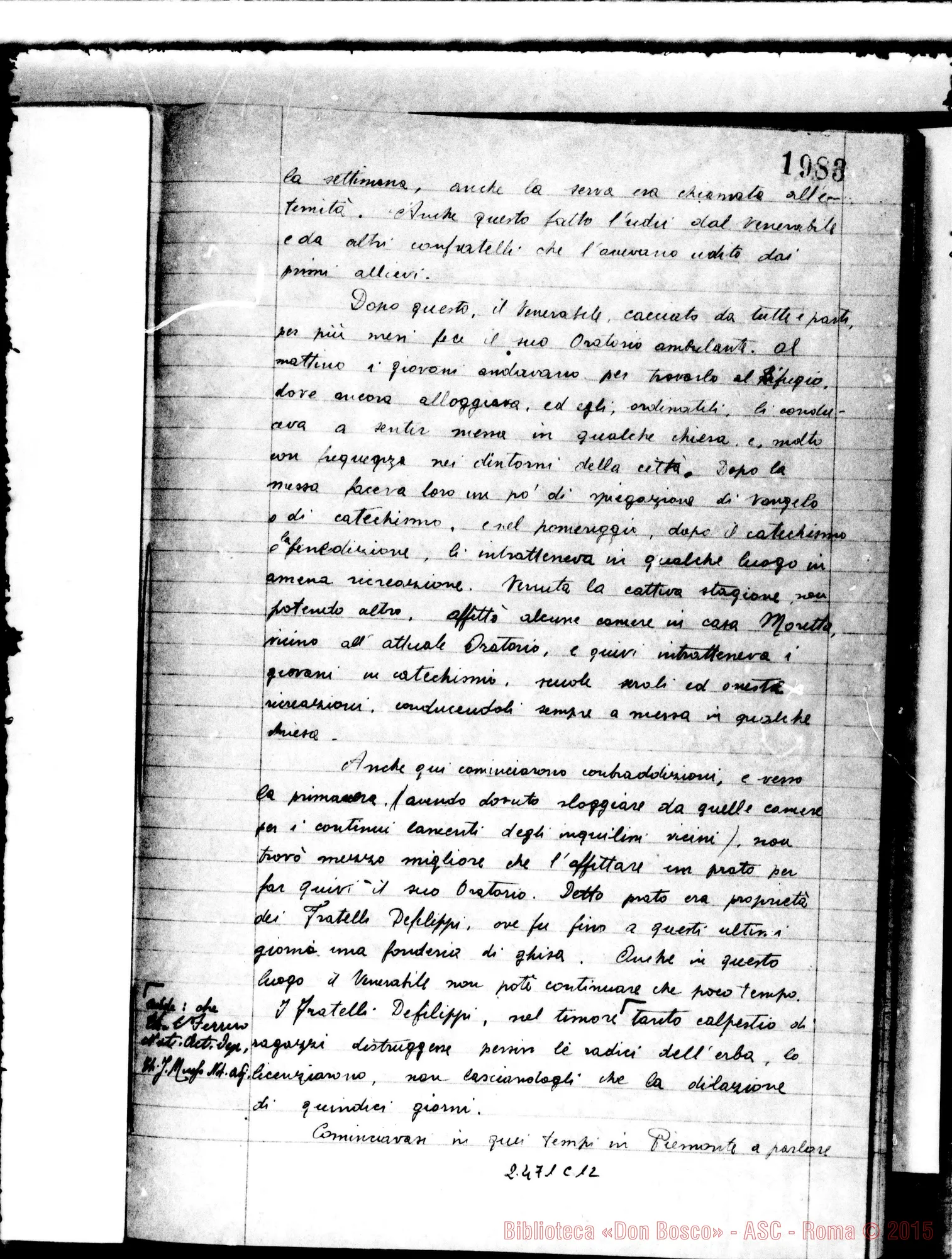 Fotogramma C 12 — Julius Barberis
