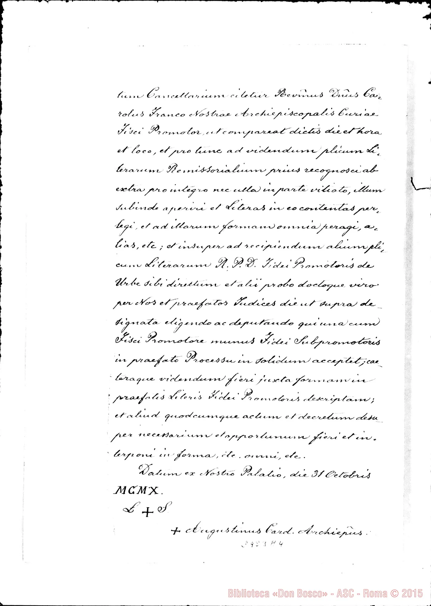 Fotogramma A 4 — Acta Praeliminaria