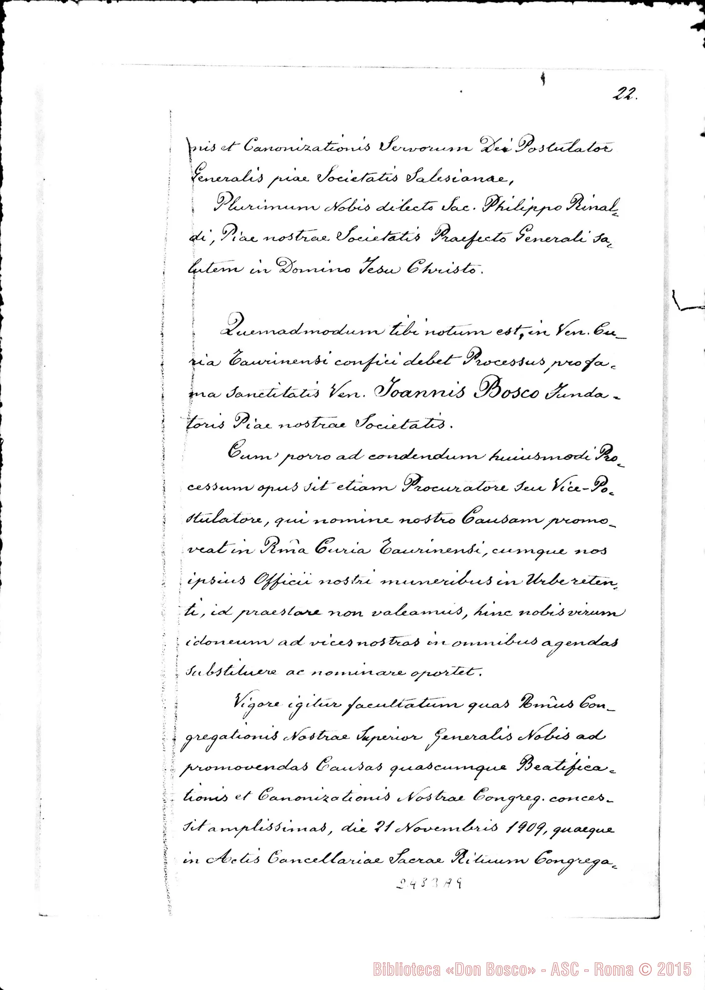 Fotogramma A 9 — Acta Praeliminaria