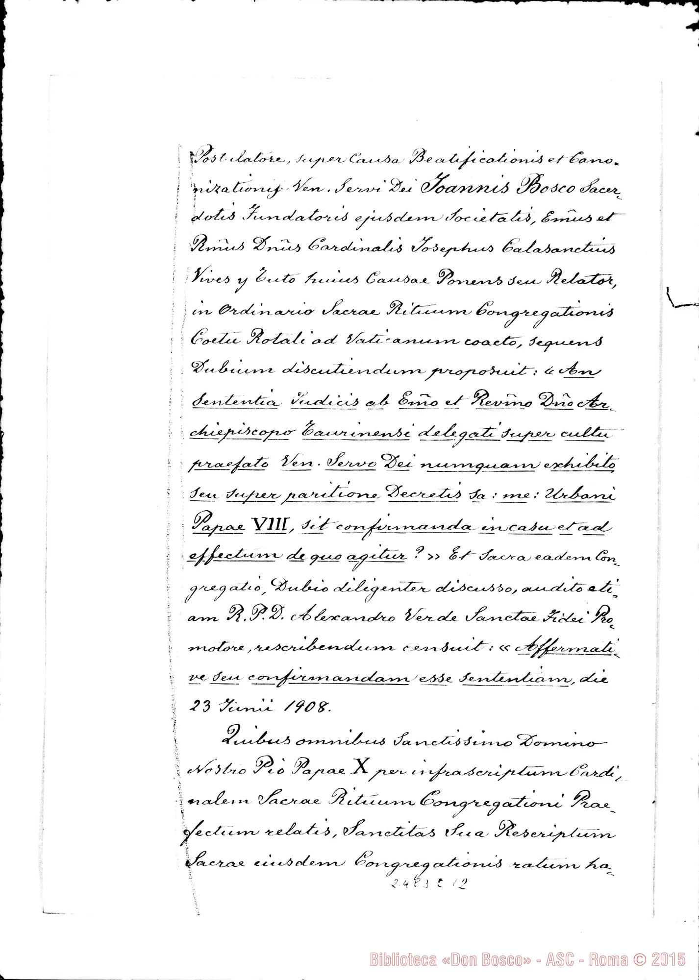 Fotogramma C 12 — Acta Praeliminaria