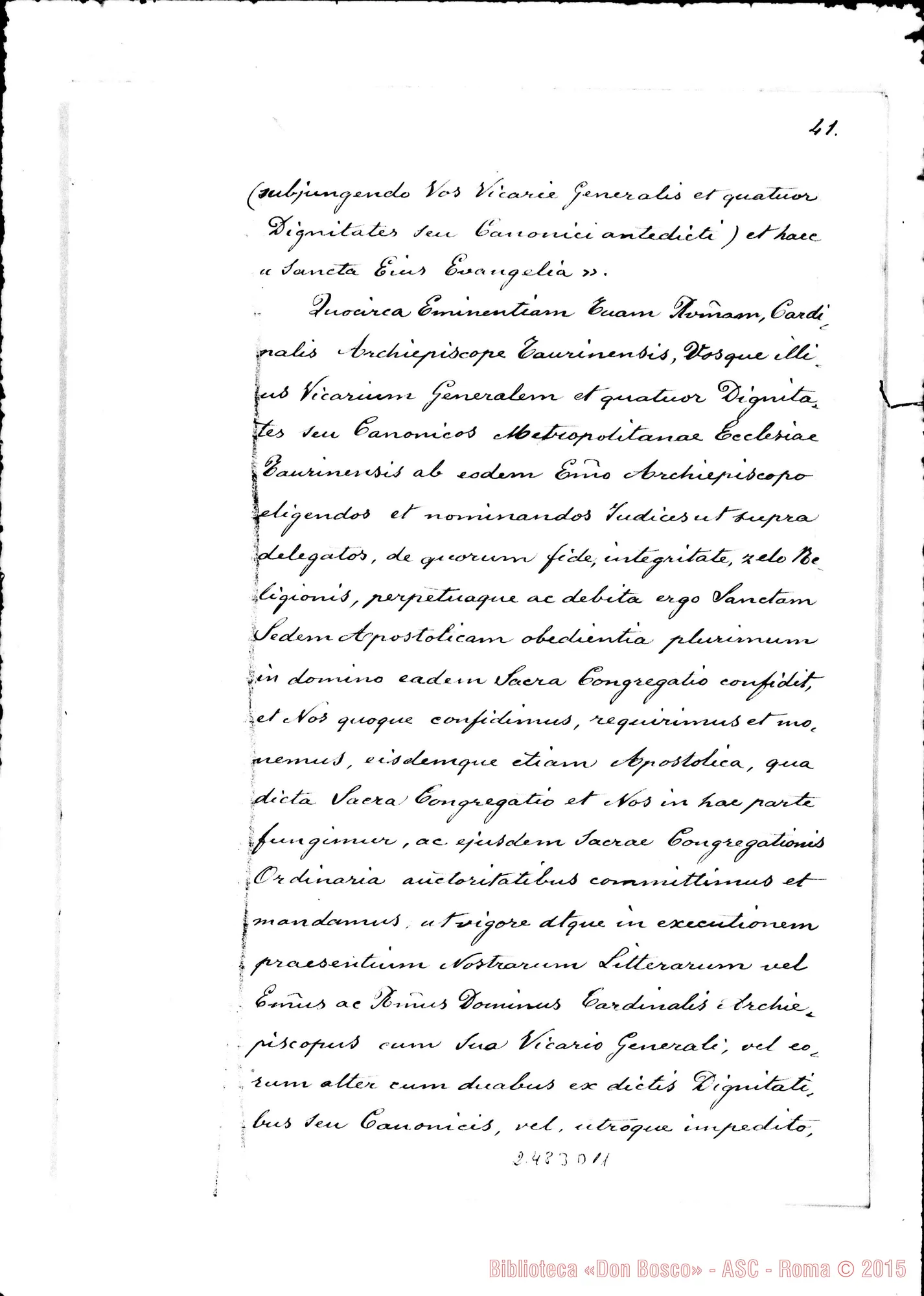 Fotogramma D 11 — Acta Praeliminaria