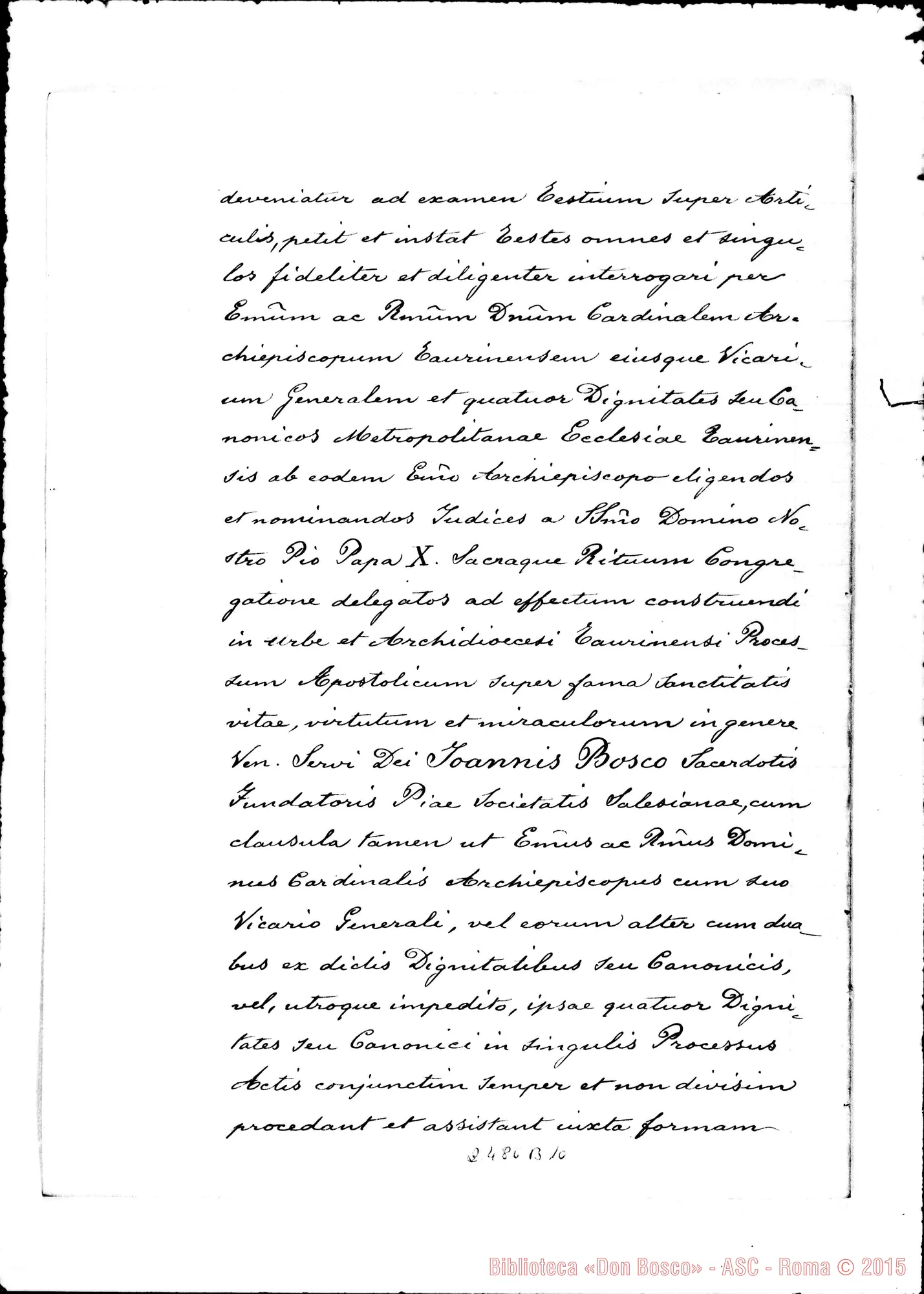 Fotogramma B 10 — Tenor positionum seu articulorum