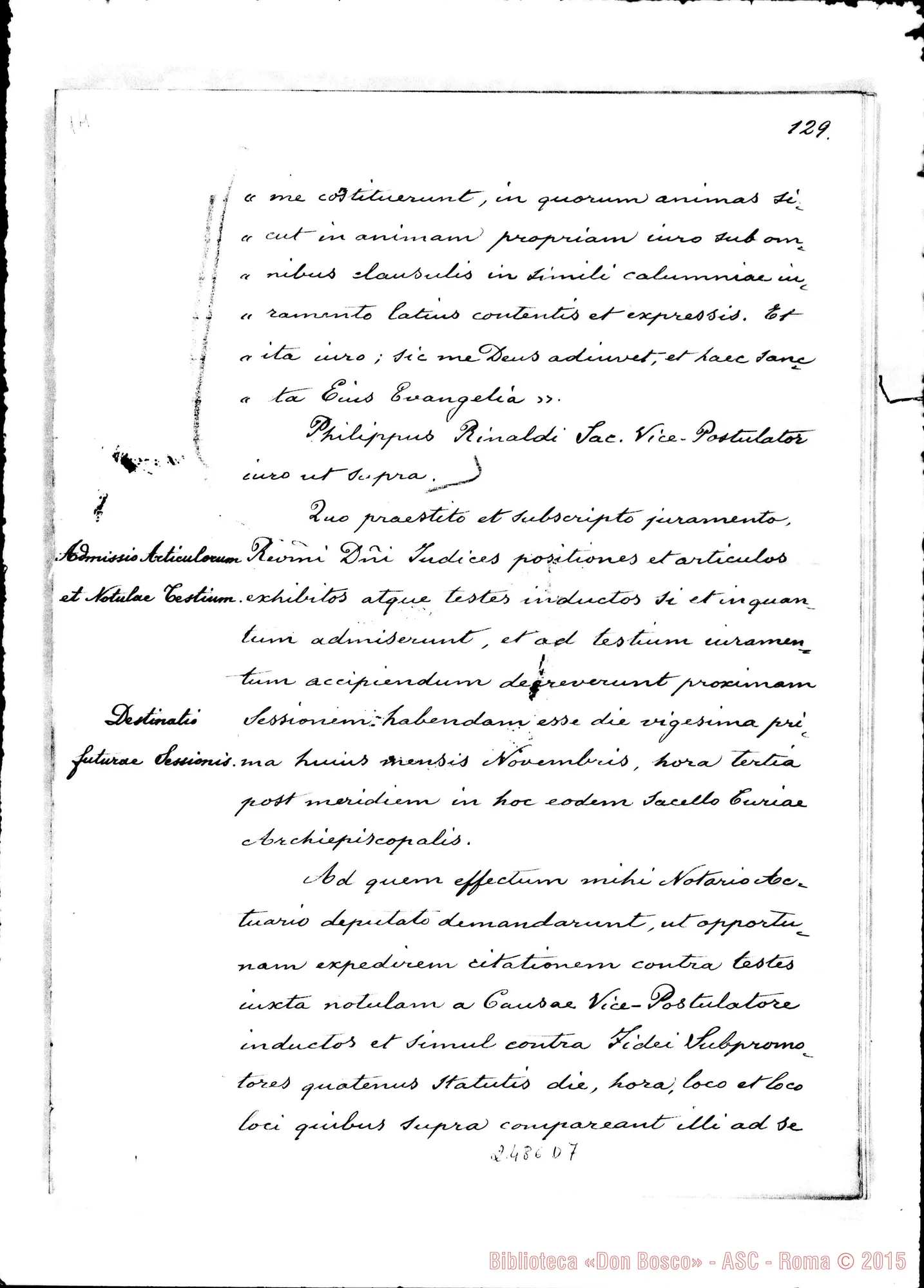 Fotogramma D 7 — Notulae testium