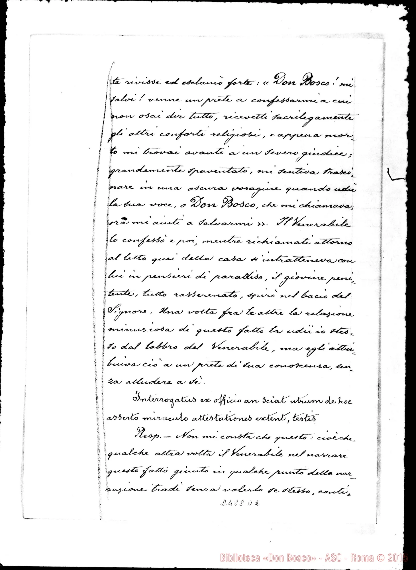 Fotogramma D 2 — Stephanus Trione