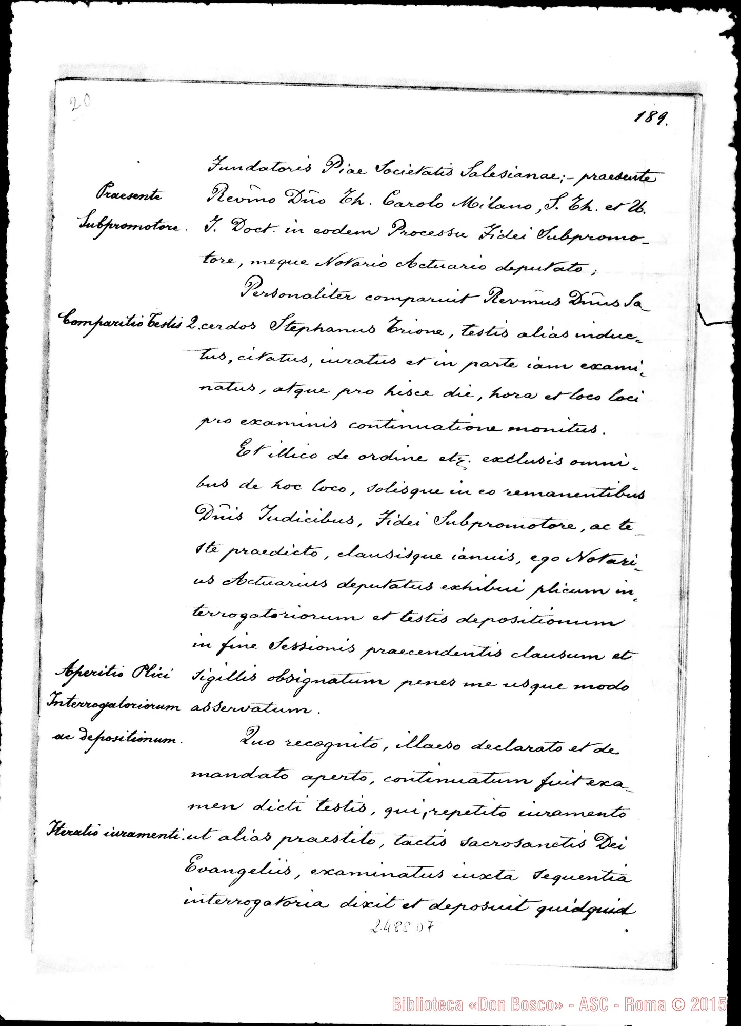 Fotogramma D 7 — Stephanus Trione