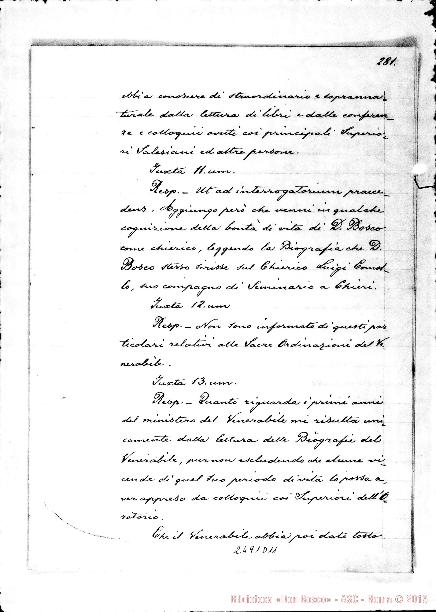Fotogramma D 11 — Paschalis Morganti, Archiepiscopus