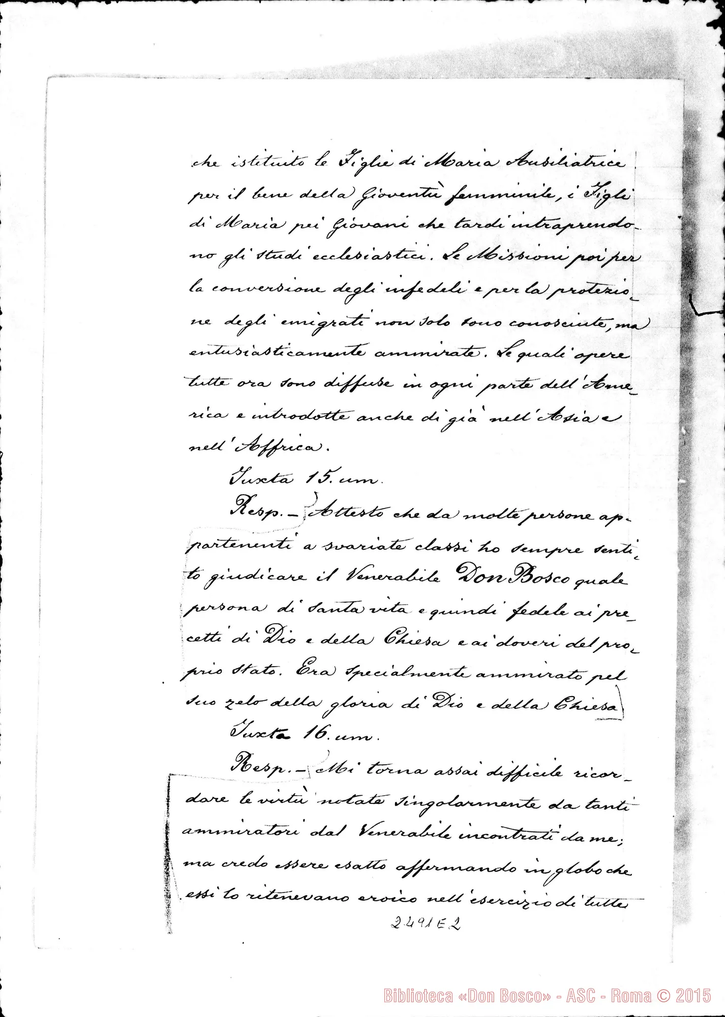 Fotogramma E 2 — Paschalis Morganti, Archiepiscopus