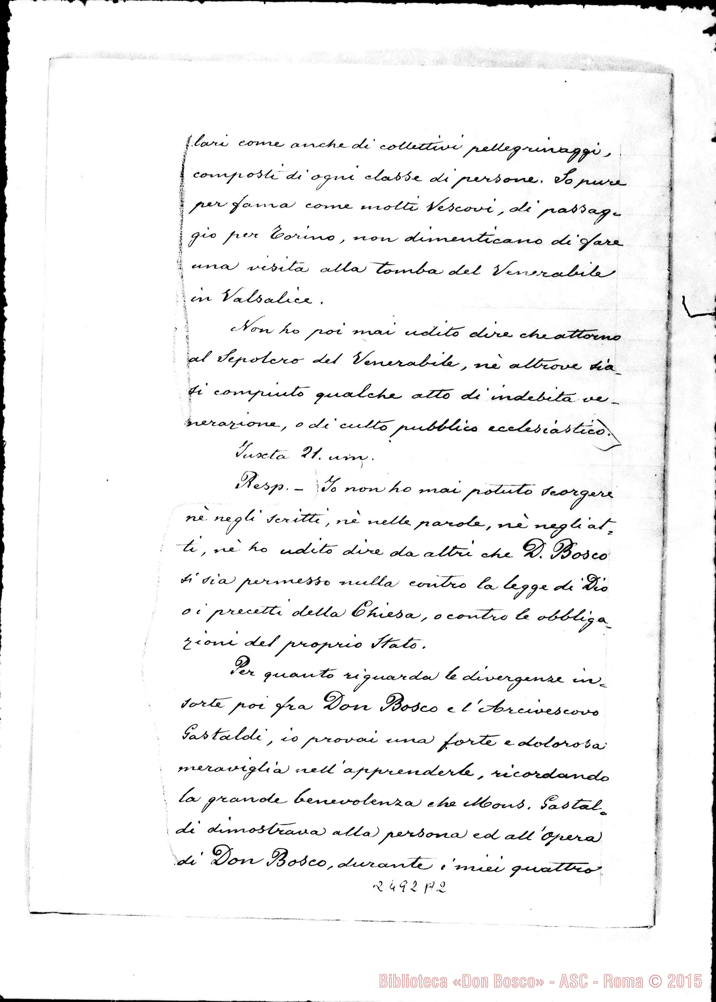 Fotogramma A 2 — Paschalis Morganti, Archiepiscopus