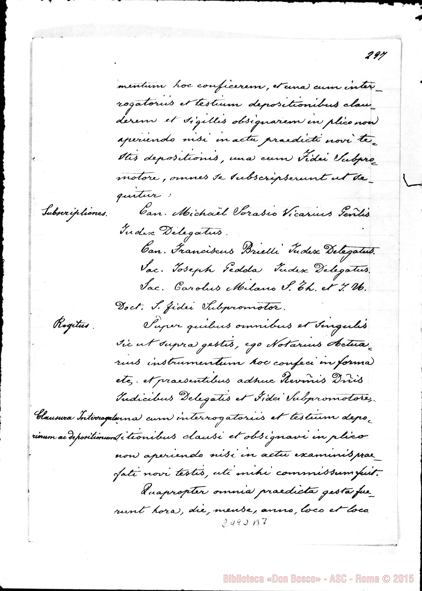 Fotogramma B 7 — Paschalis Morganti, Archiepiscopus