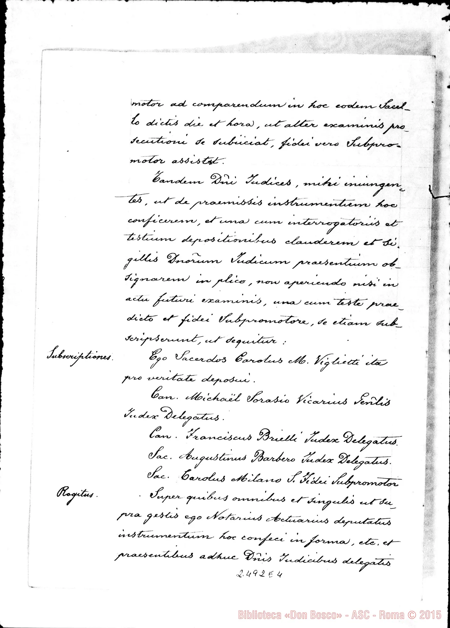 Fotogramma E 4 — Carolus Maria Viglietti