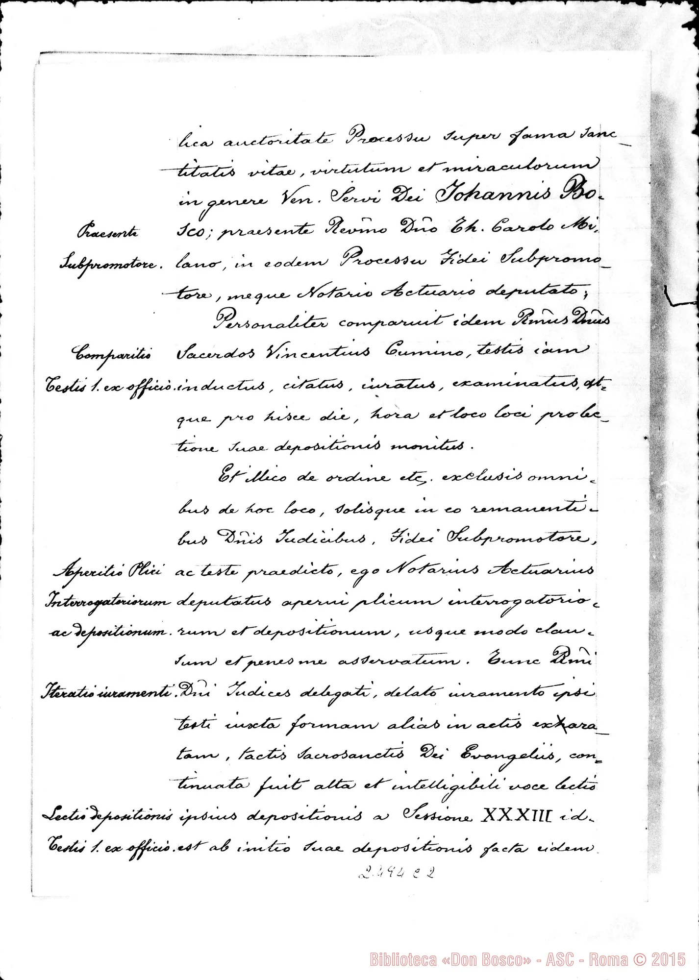Fotogramma C 2 — Vincentius Cumino