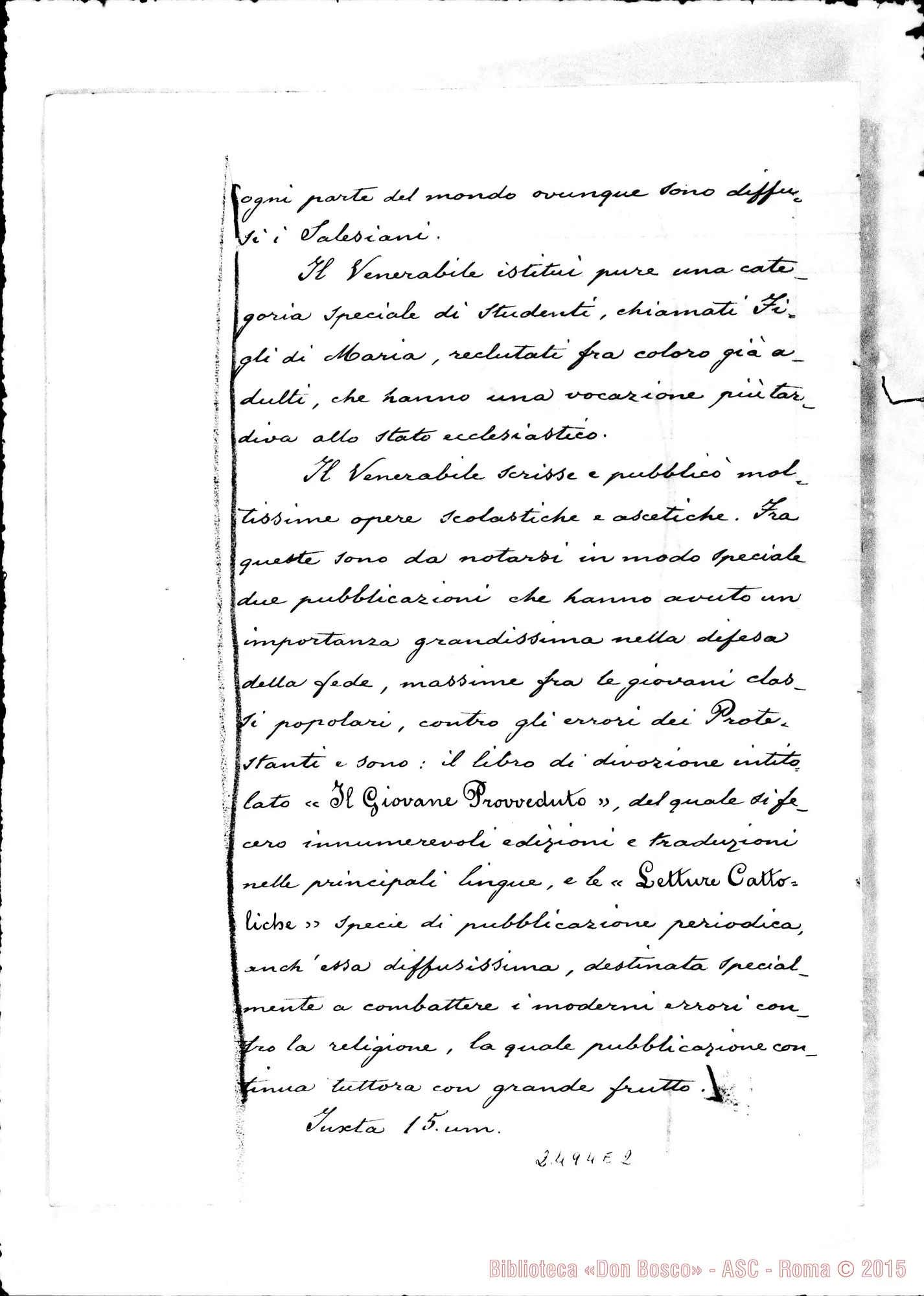 Fotogramma E 2 — Caesar Comes Balbo de Vinadio