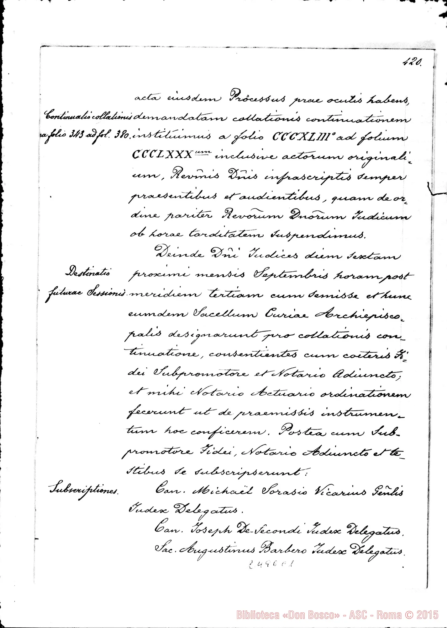 Fotogramma C 1 — Interrogatoria et alia