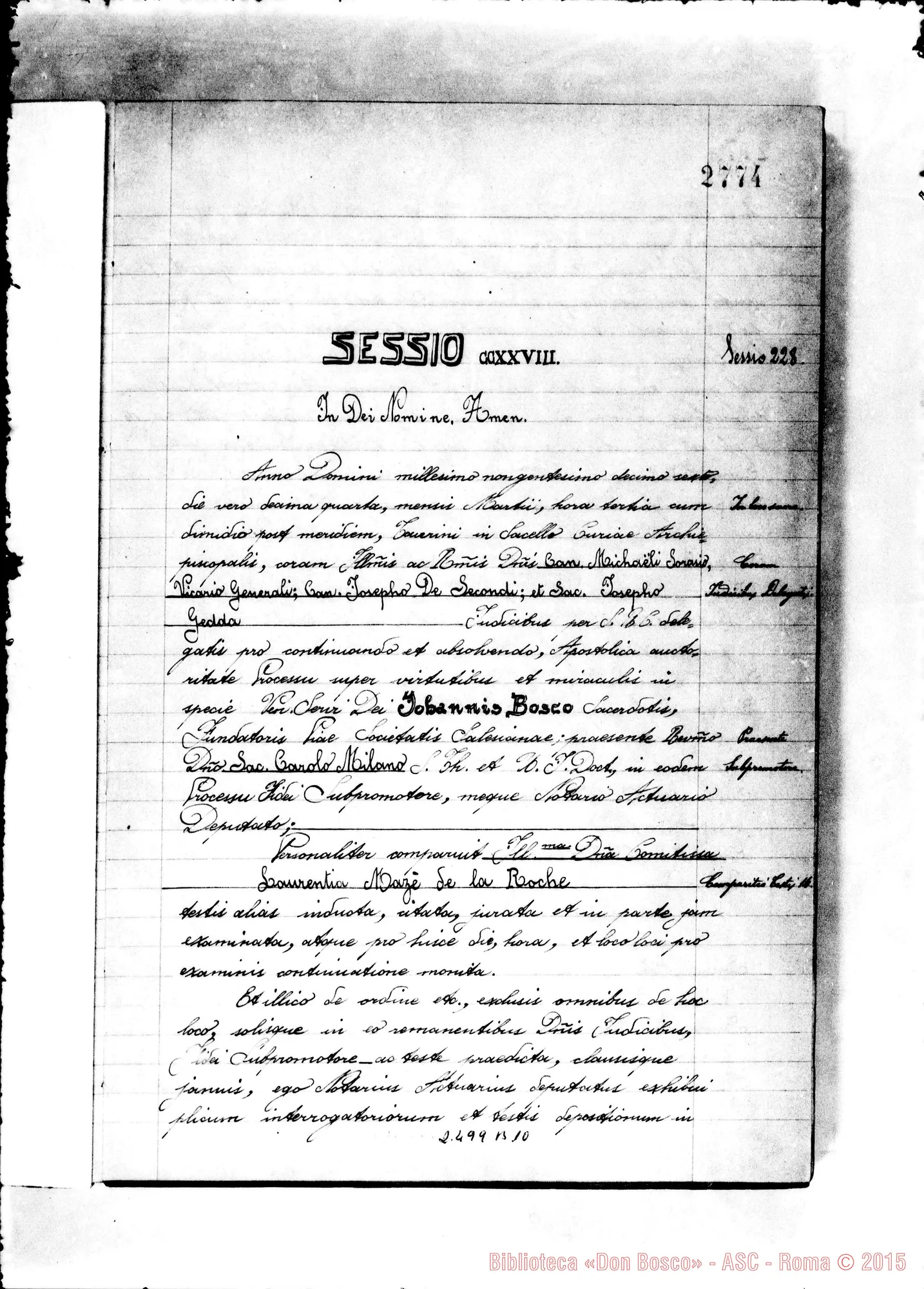 Fotogramma B 10 — Laurentia Mazè de la Roche