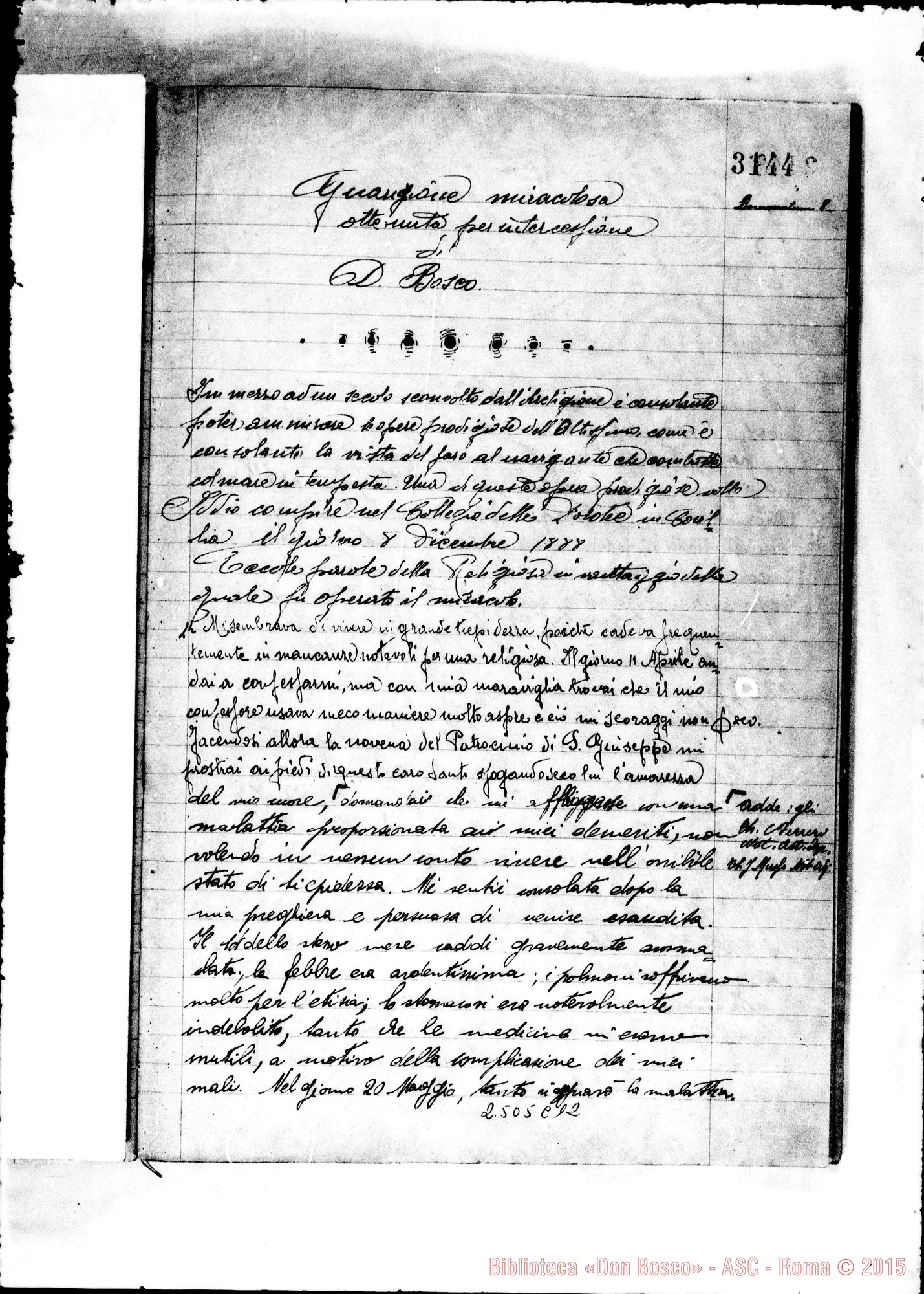 Fotogramma C 12 — Joannes Cagliero, Cardinalis
