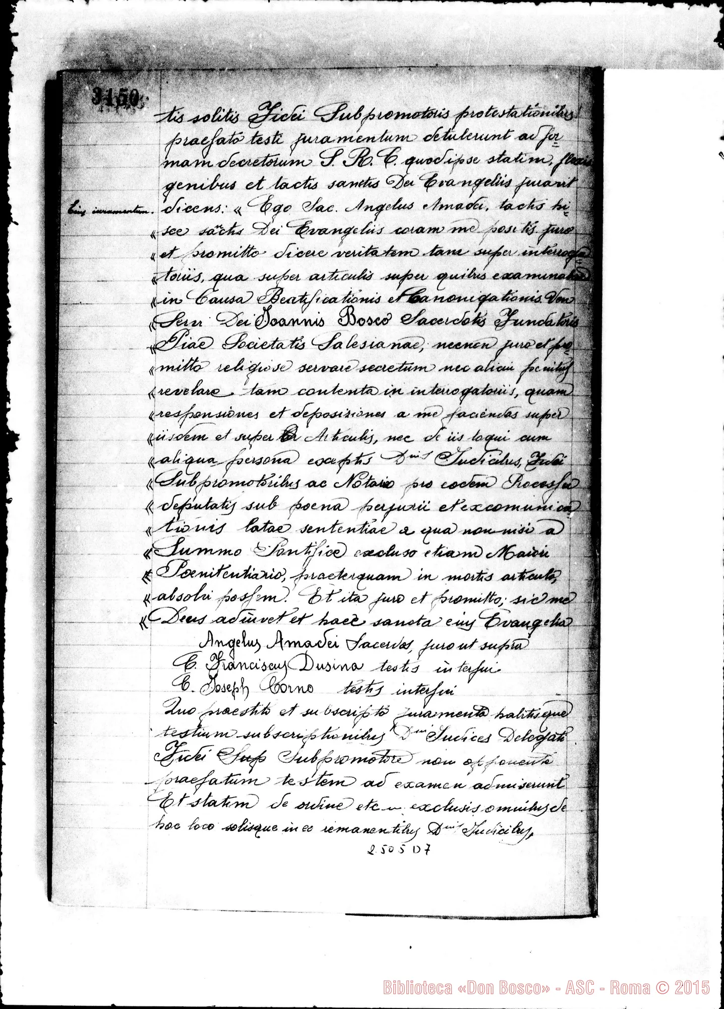 Fotogramma D 7 — Angelus Amadei
