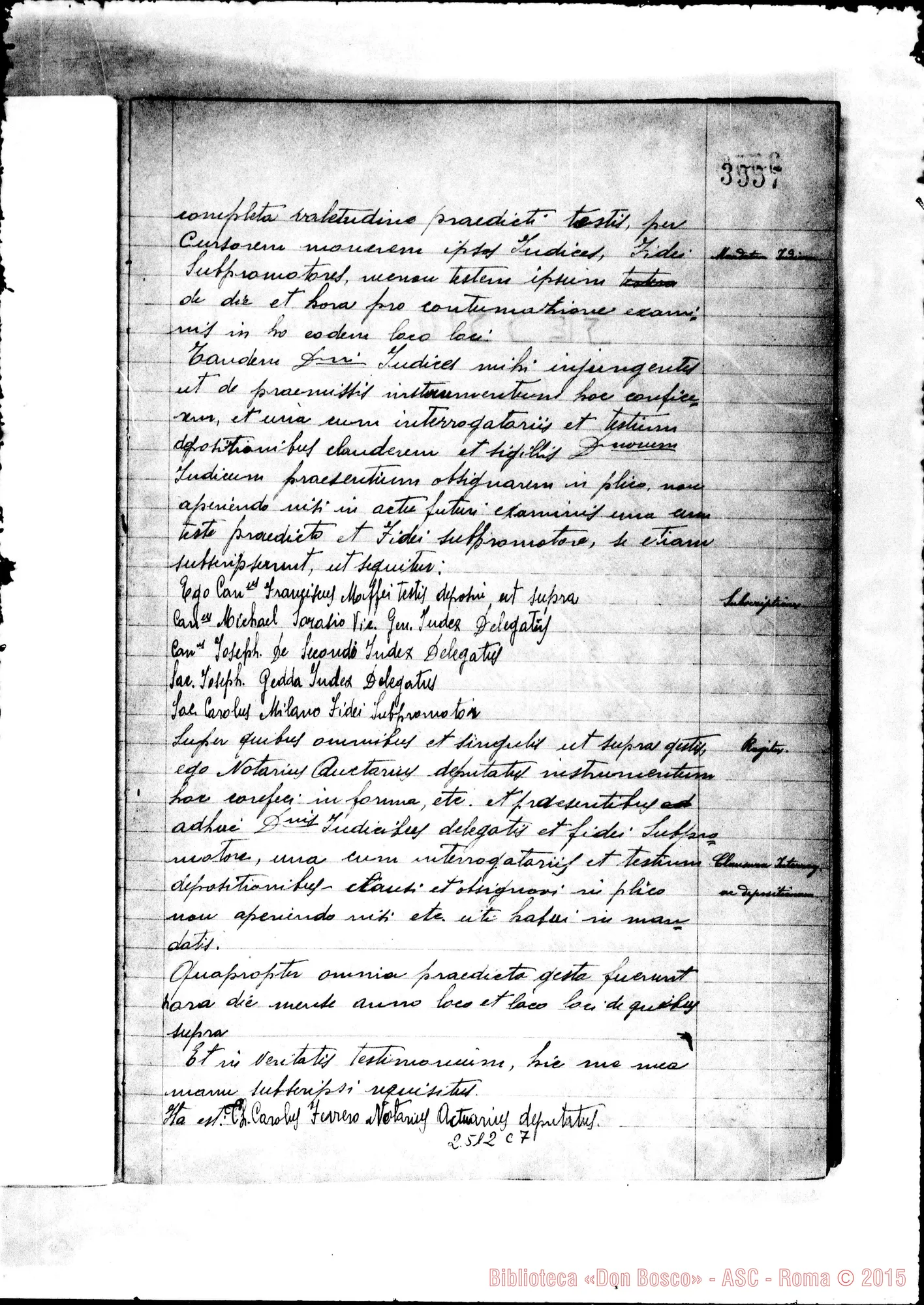 Fotogramma C 7 — Franciscus Maffei