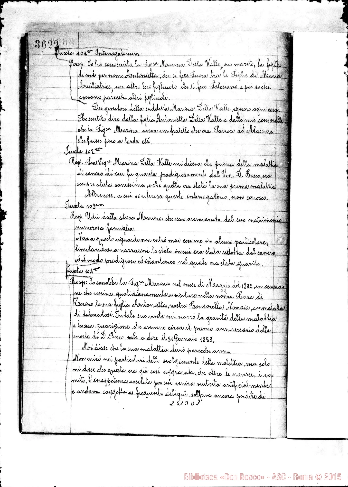 Fotogramma D 1 — Suor Theresia Laurantoni