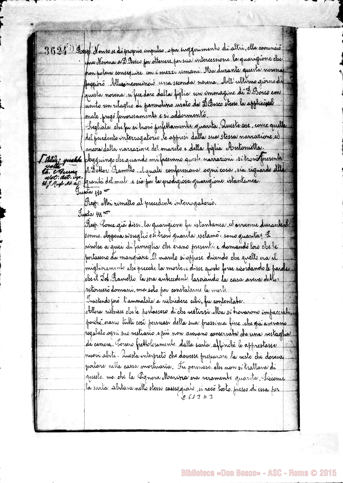 Fotogramma D 3 — Suor Theresia Laurantoni