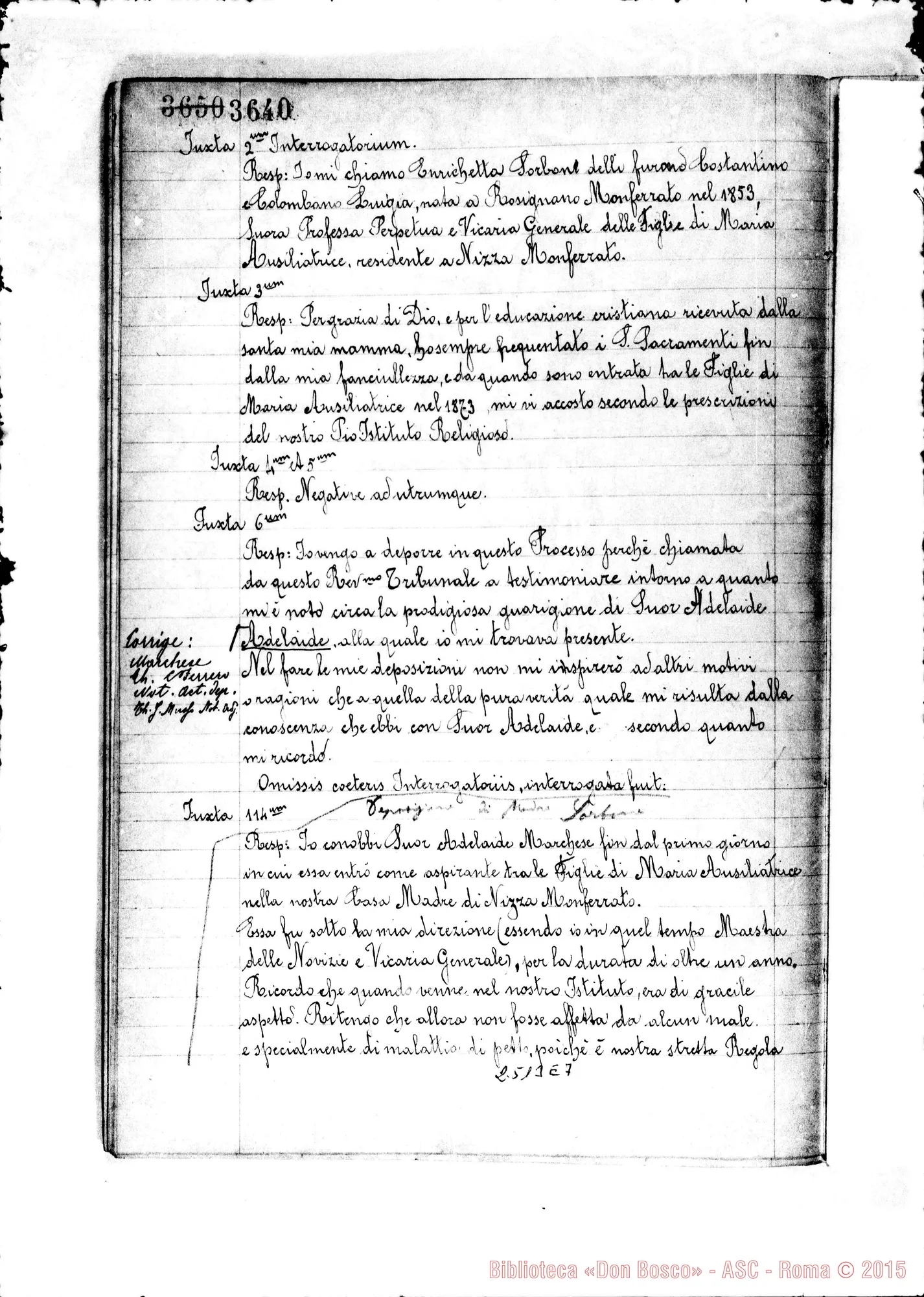 Fotogramma E 7 — Suor Henricheta Sorbone