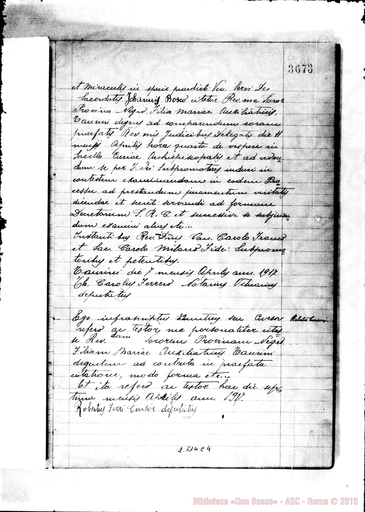 Fotogramma C 4 — Suor Provina Negro